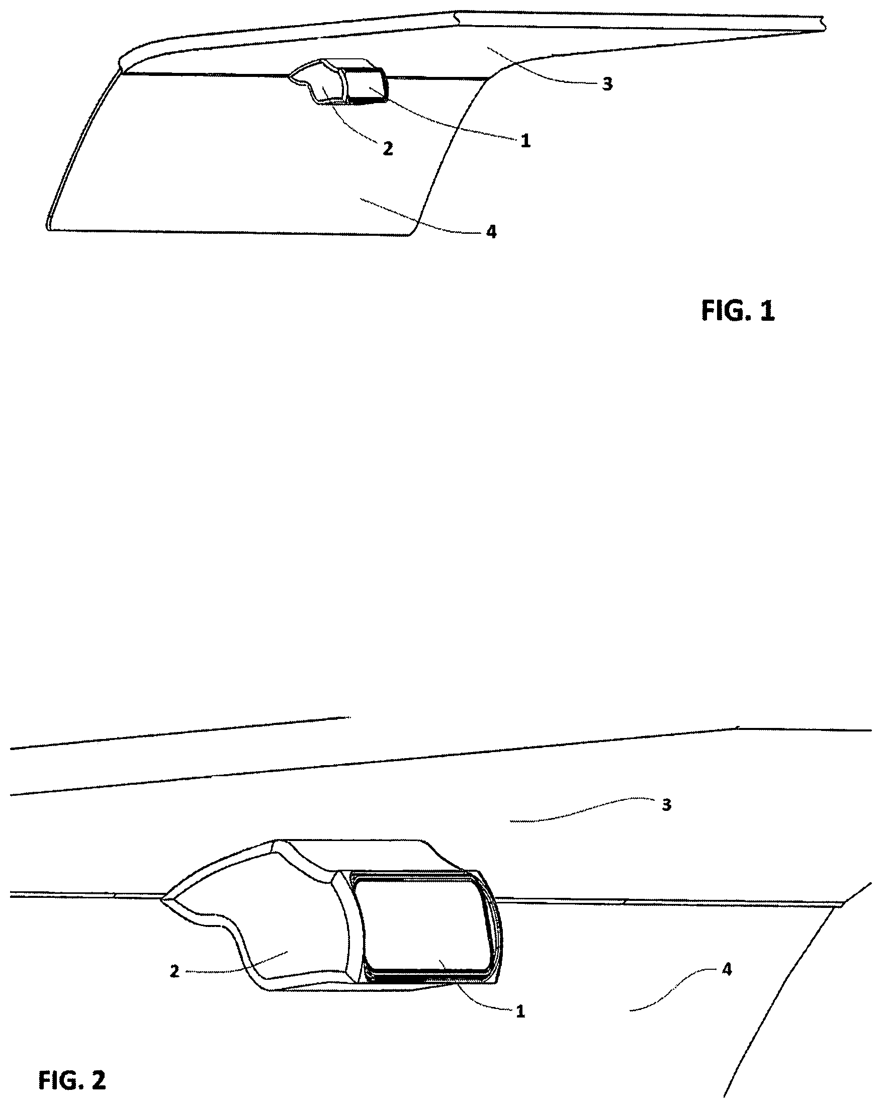 Patent US12105486 Figure 1 – Rear view mirror remote control system