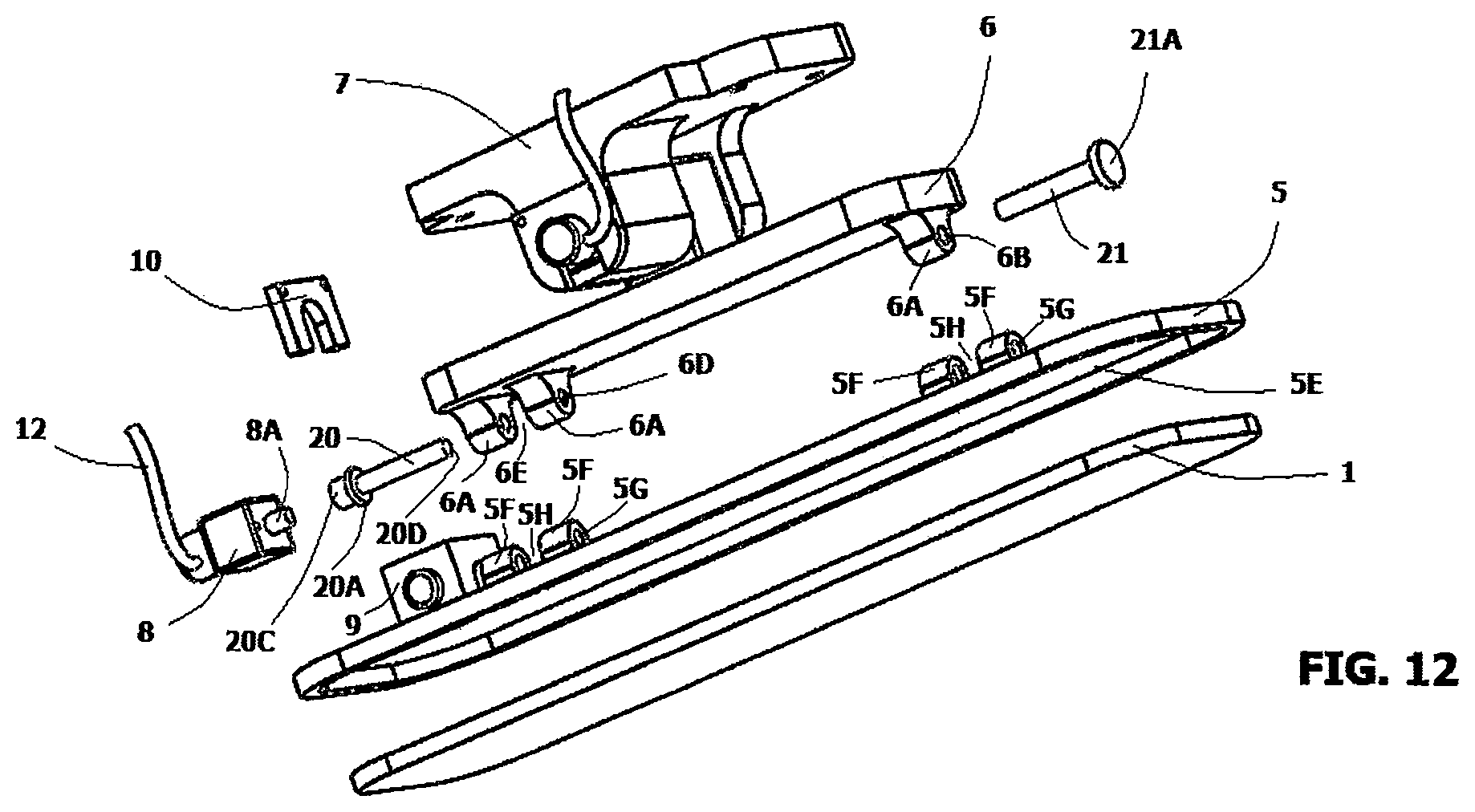 Patent US12105486 Figure 7 – Rear view mirror remote control system