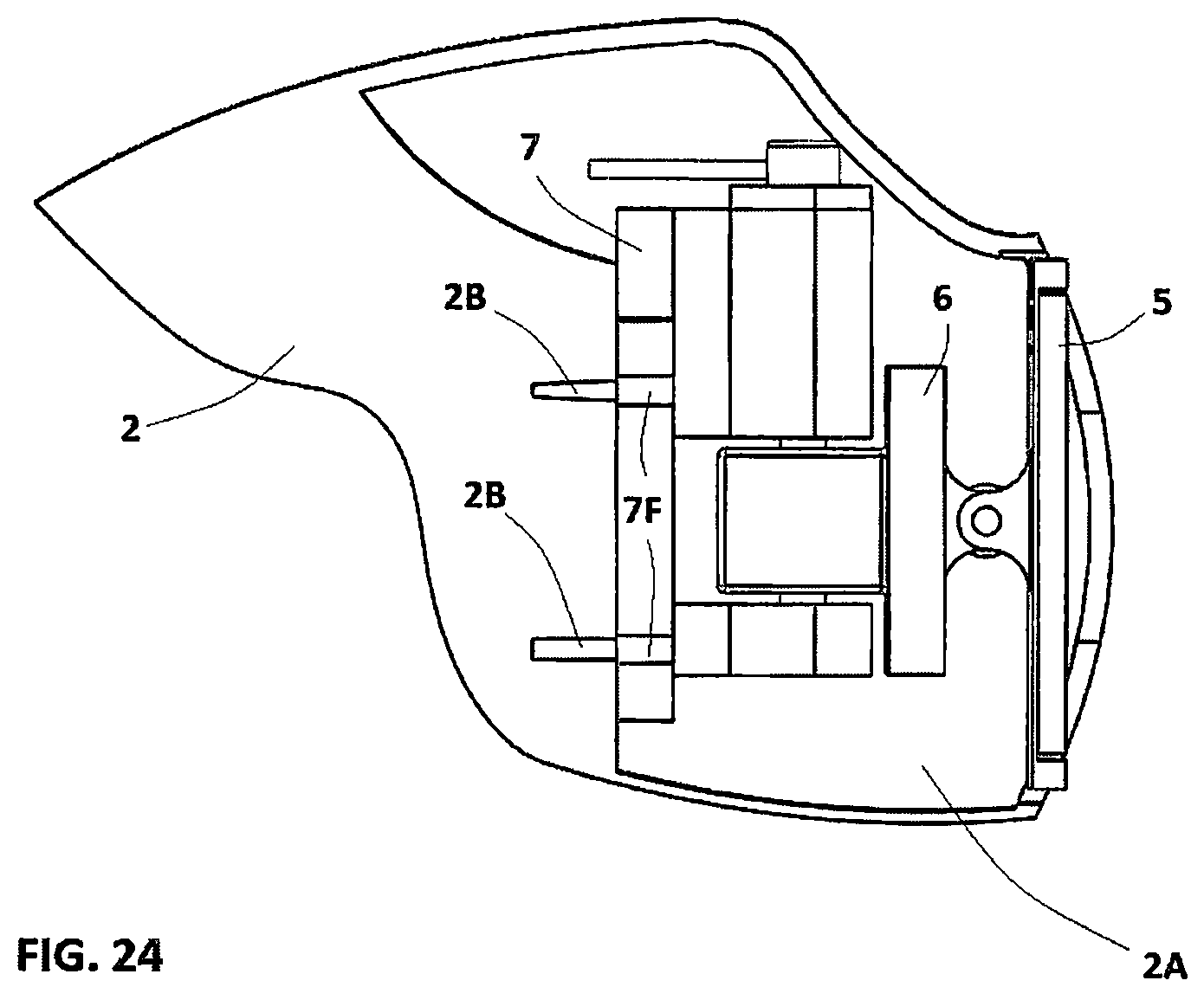 Patent US12105486 Figure 19 – Rear view mirror remote control system