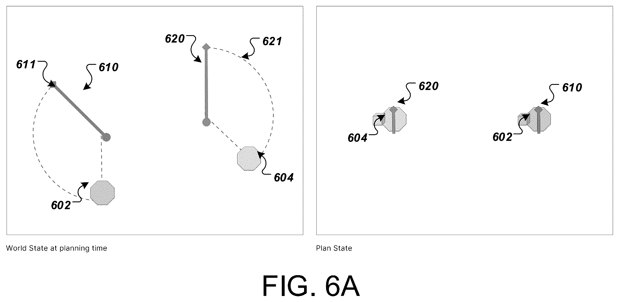 Patent US12105492 Figure 8 – Robot planning for concurrent execution of actions