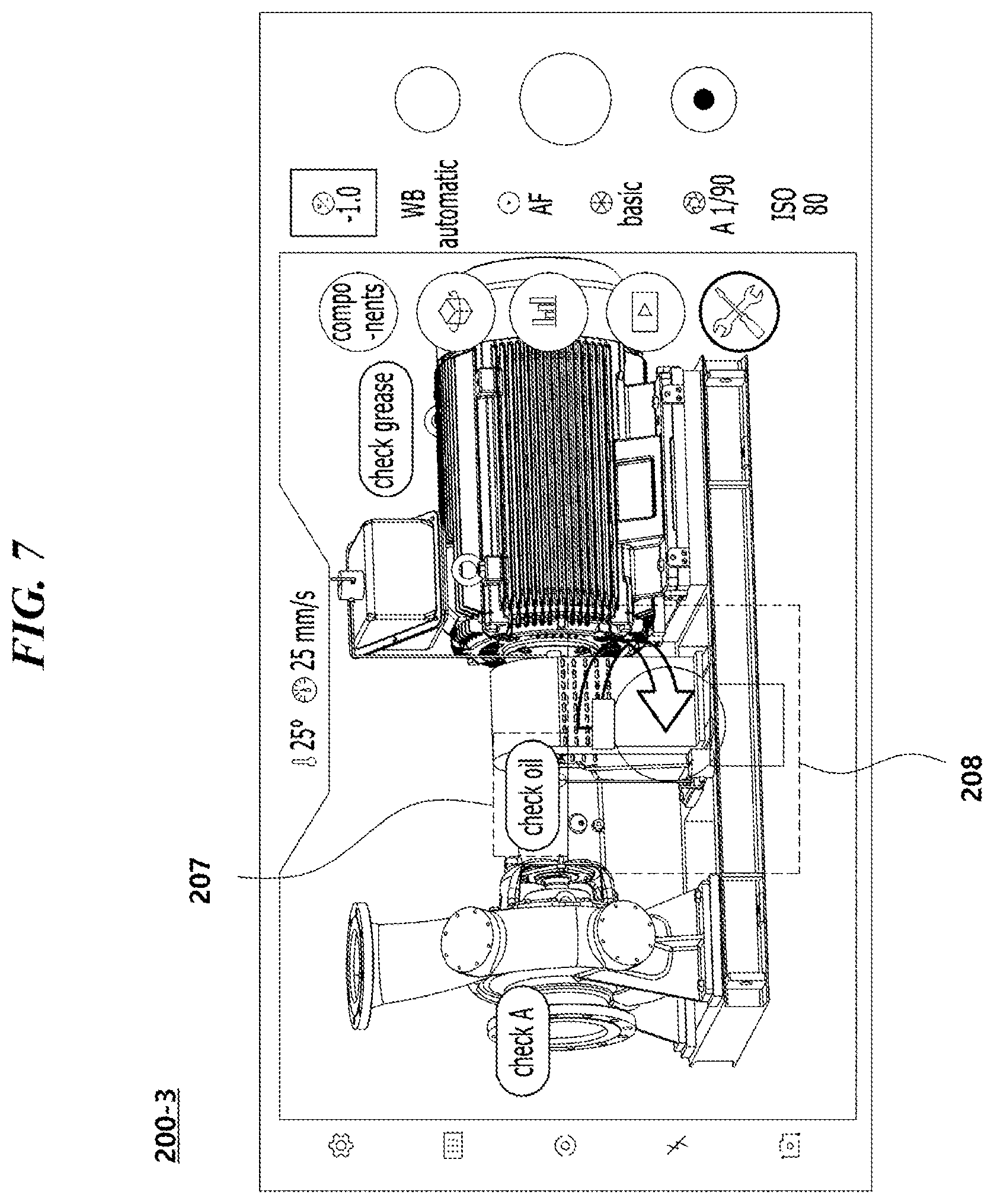 Patent US12105503 Figure 7 – System for monitoring industrial equipment through IoT sensors and augmented reality implementation