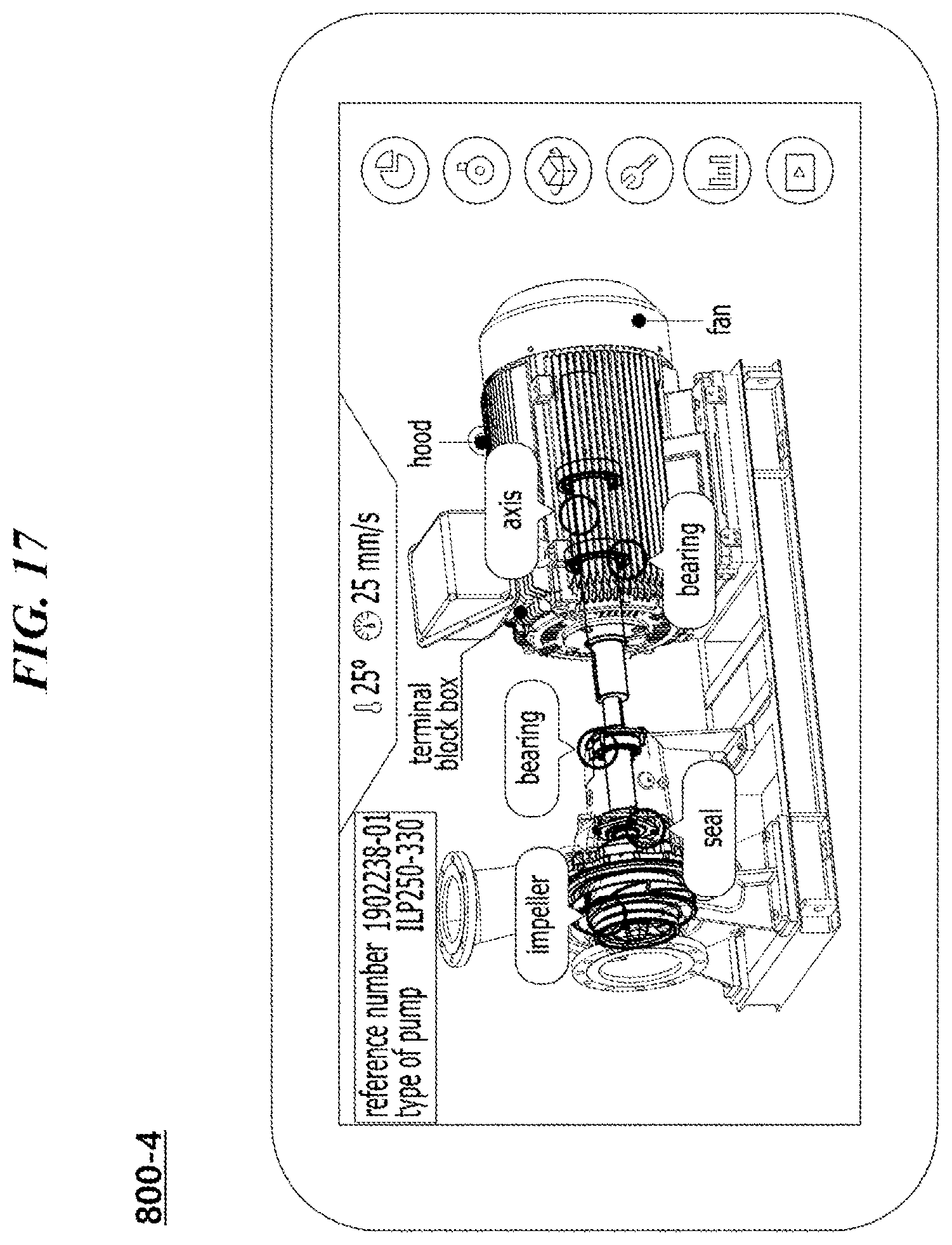 Patent US12105503 Figure 17 – System for monitoring industrial equipment through IoT sensors and augmented reality implementation