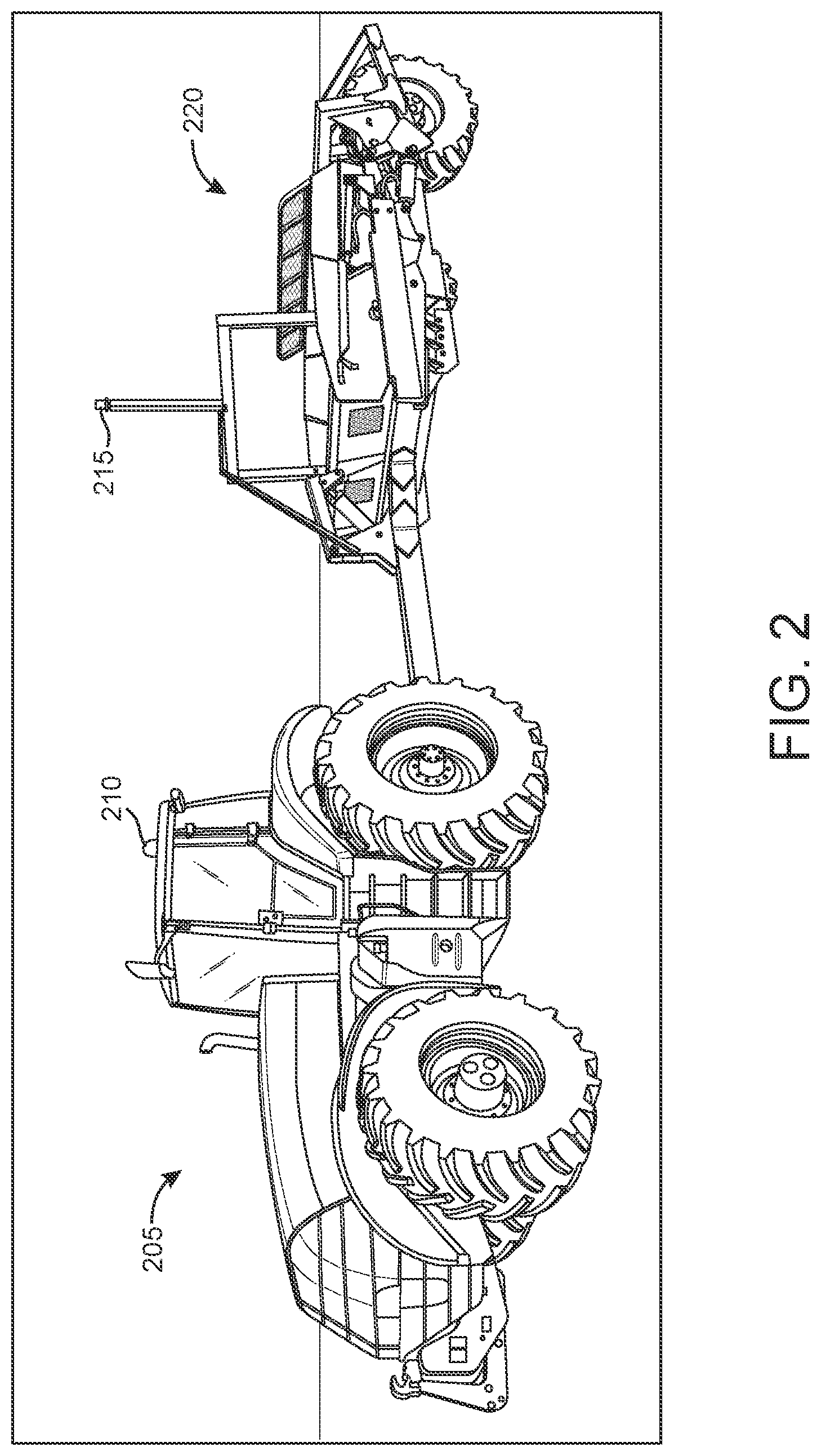 Patent US12105520 Figure 2 – Proxy position determination for agricultural vehicles