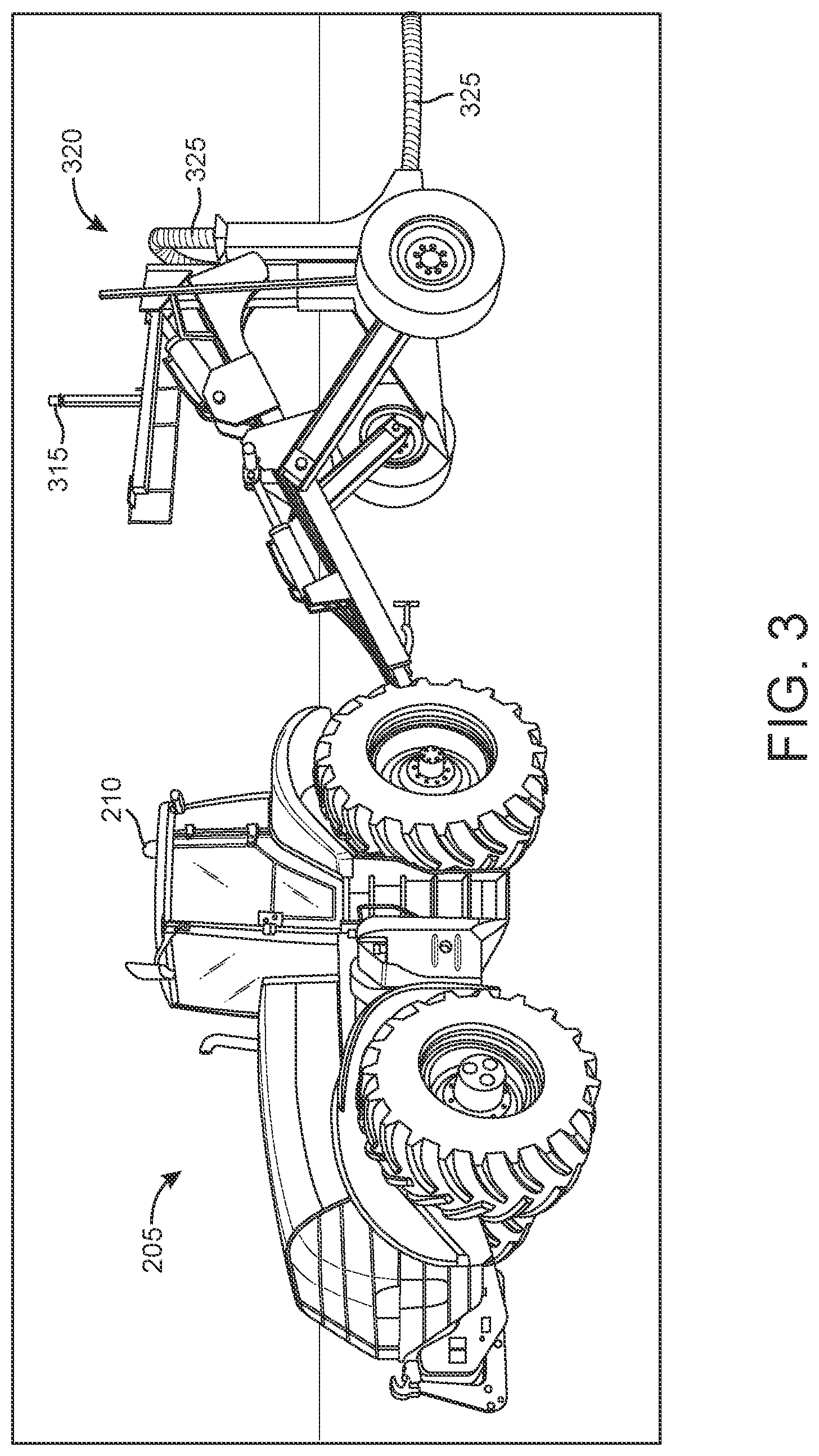 Patent US12105520 Figure 3 – Proxy position determination for agricultural vehicles