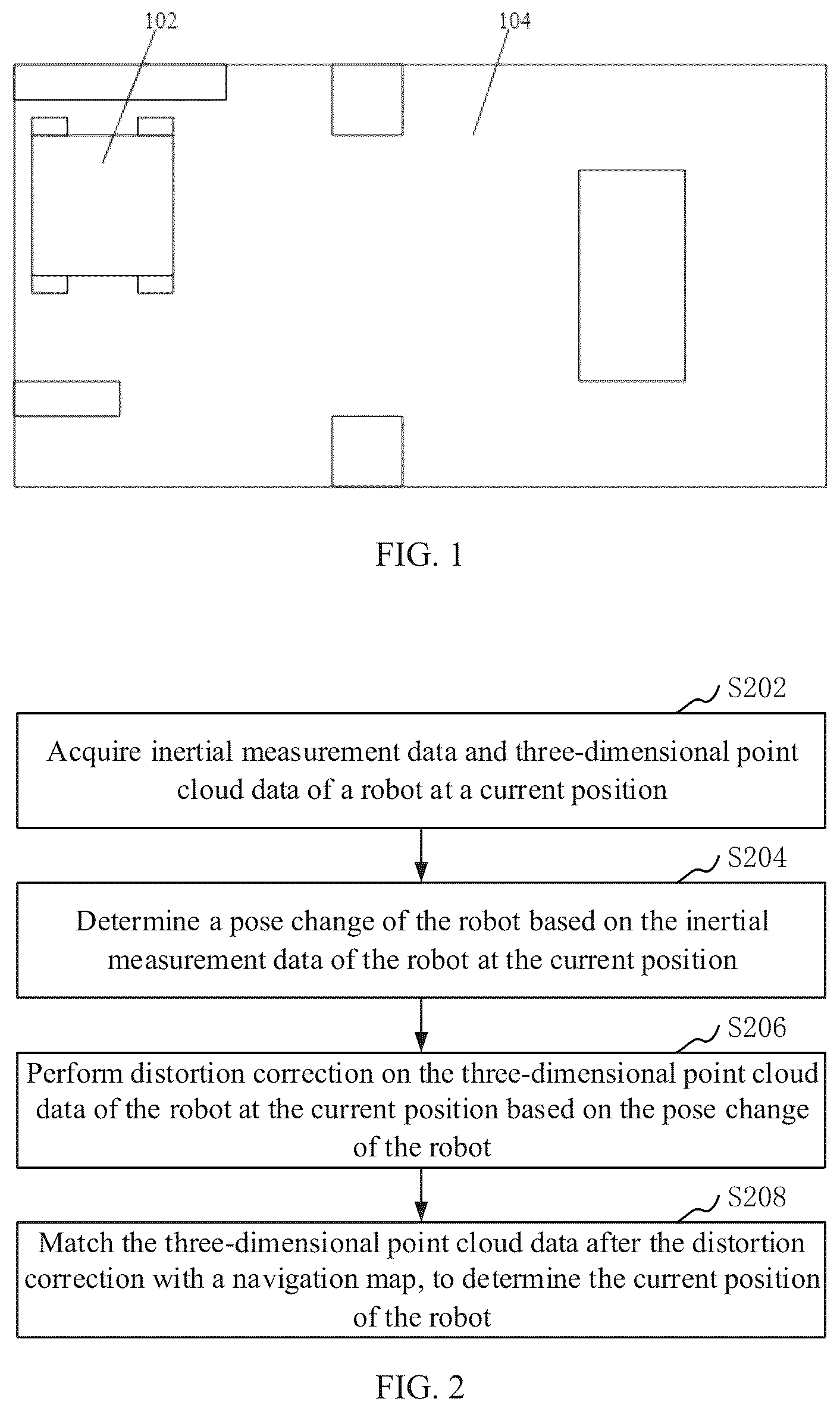 Patent US12105522 Figure 1 – Multi-sensor-fusion-based autonomous mobile robot indoor and outdoor navigation method and robot