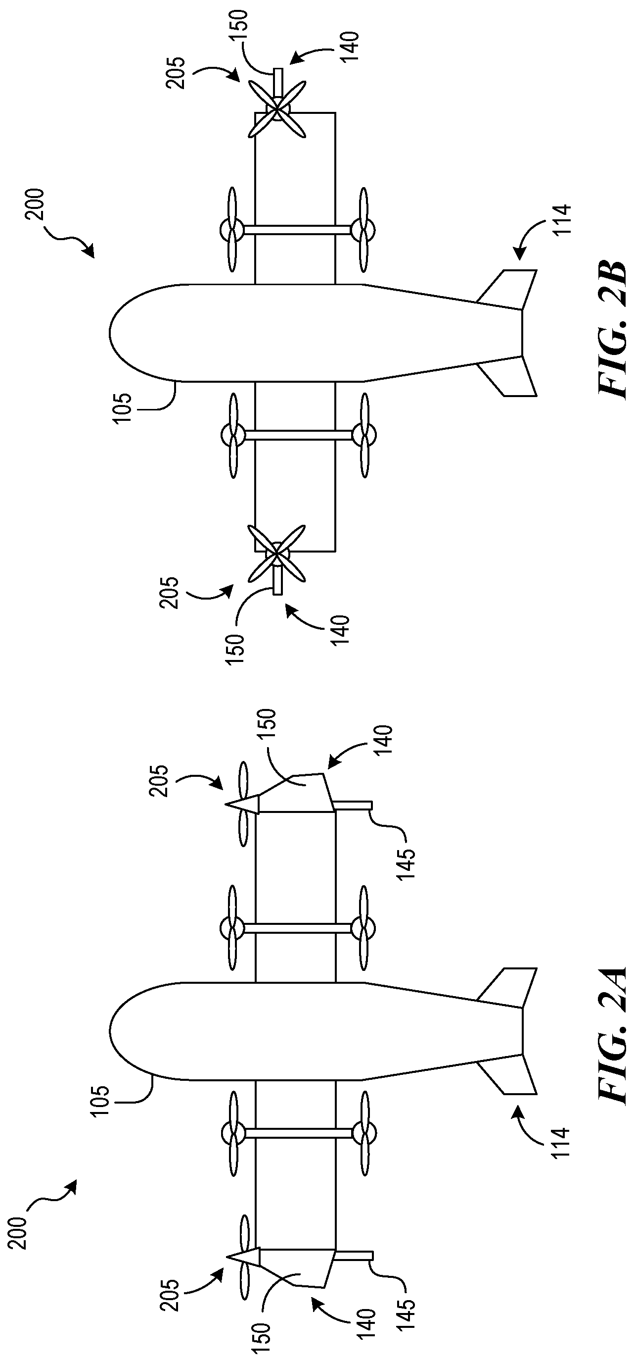 Patent US12105528 Figure 2 – Walking VTOL drone and related systems and methods