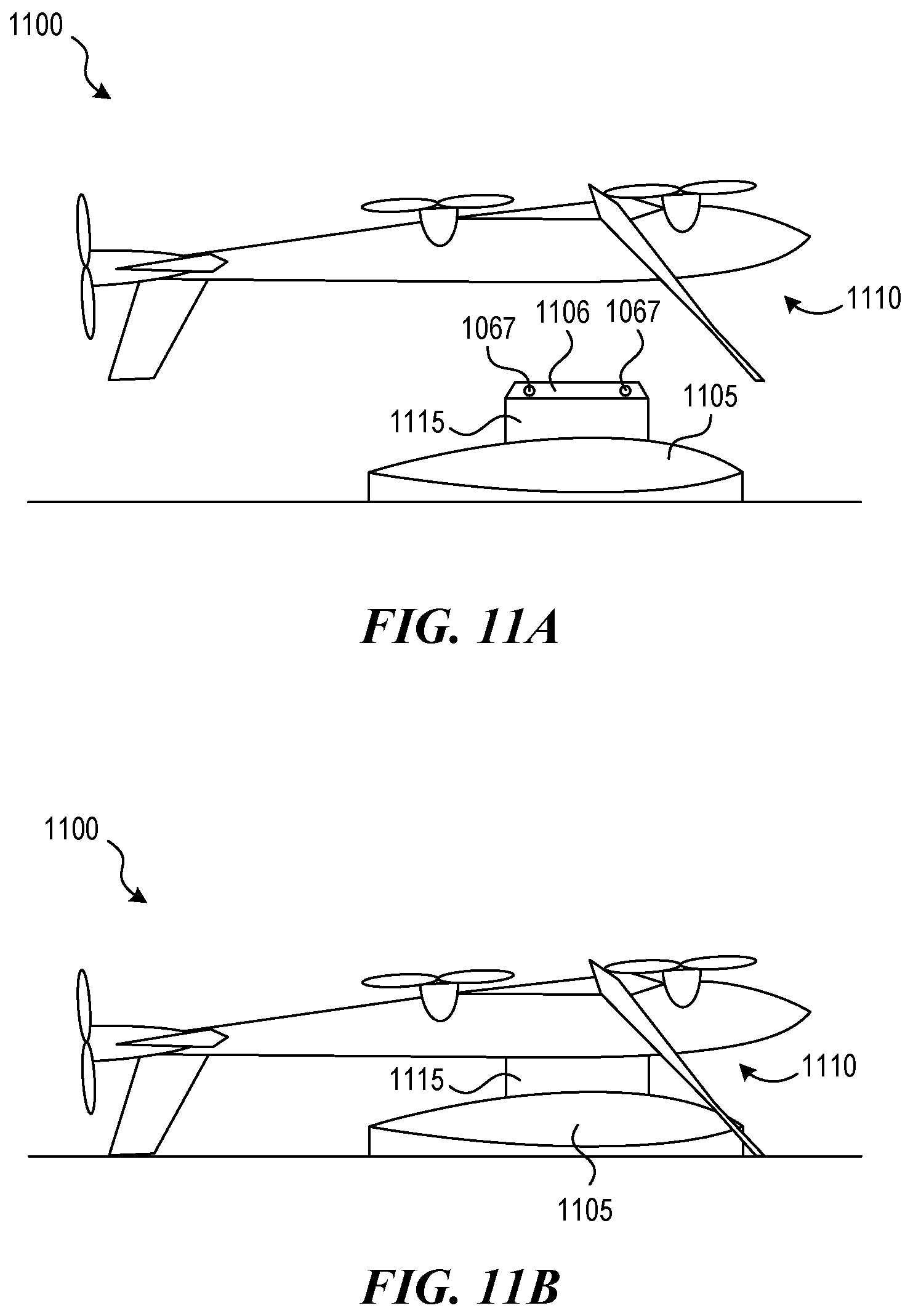 Patent US12105528 Figure 12 – Walking VTOL drone and related systems and methods
