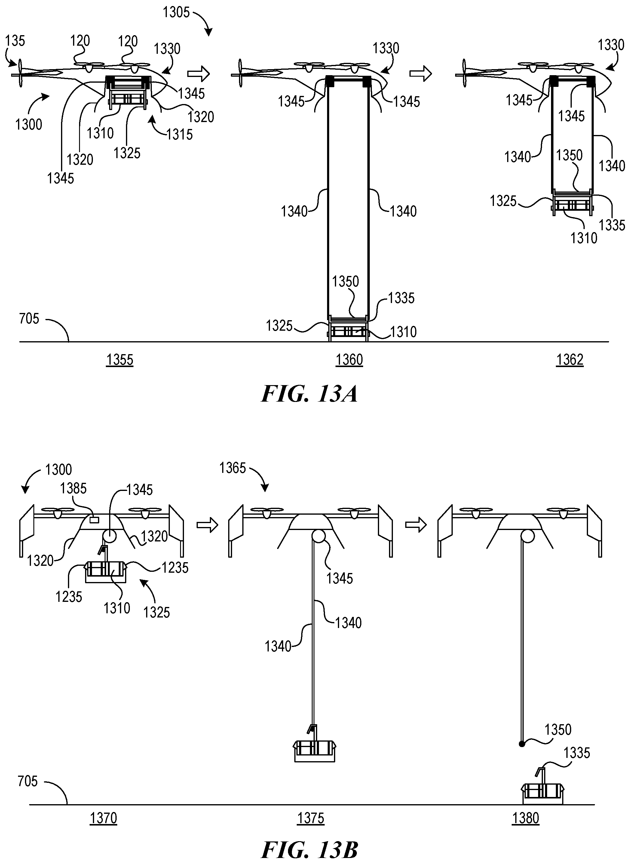 Patent US12105528 Figure 15 – Walking VTOL drone and related systems and methods