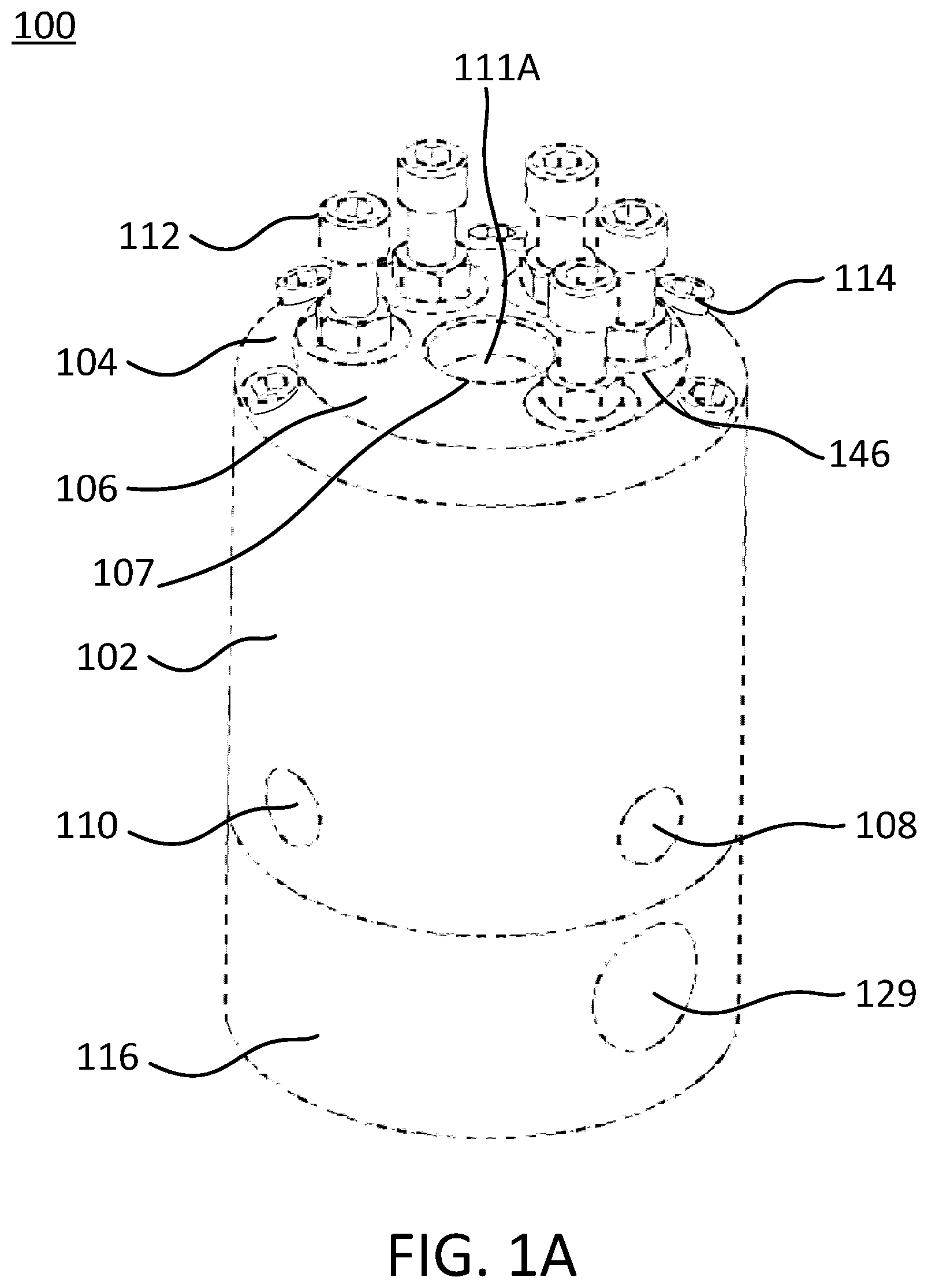 Patent US12105537 Figure 1 – Adjustable multistage pressure reducing regulator with augmented thermal control