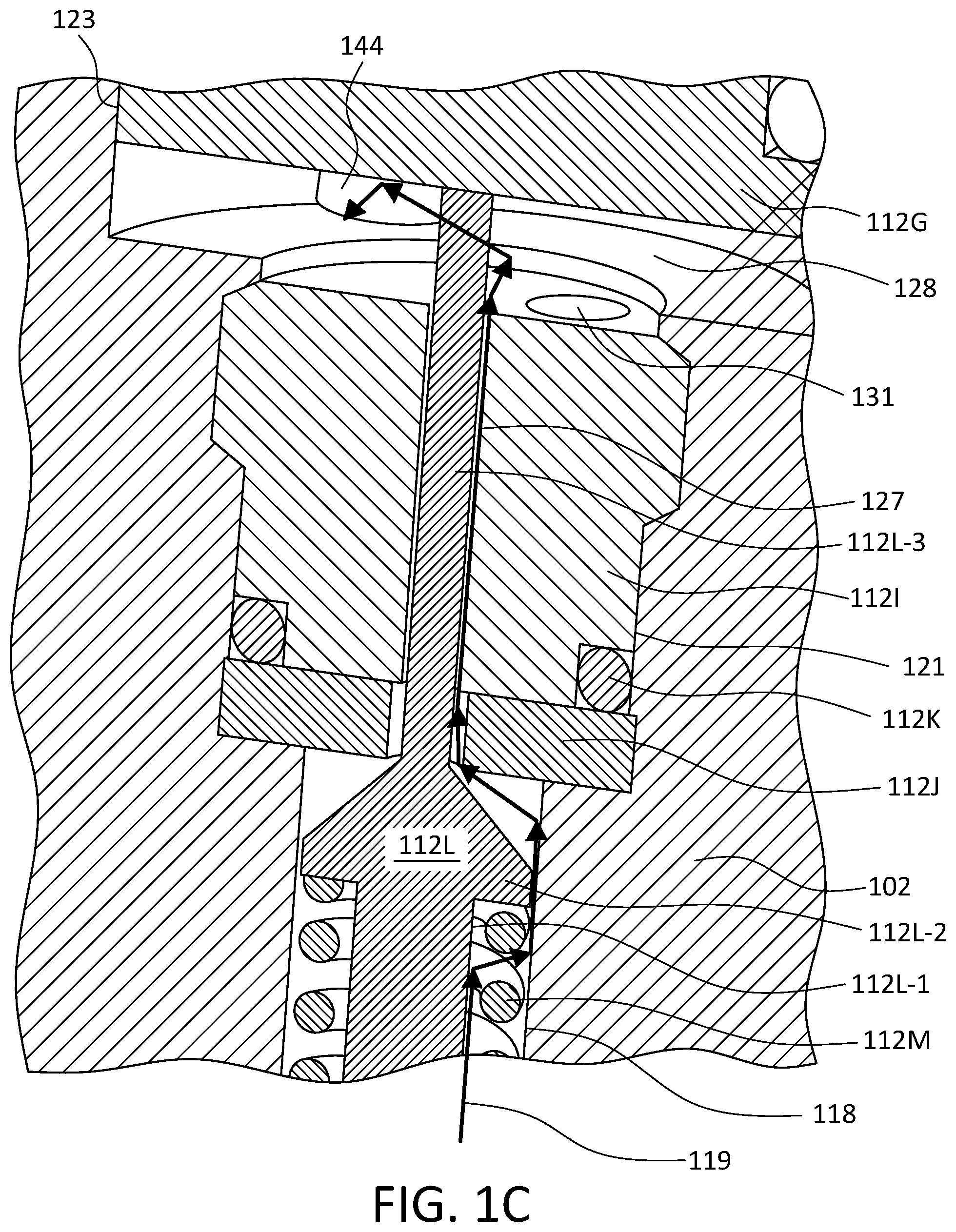 Patent US12105537 Figure 3 – Adjustable multistage pressure reducing regulator with augmented thermal control