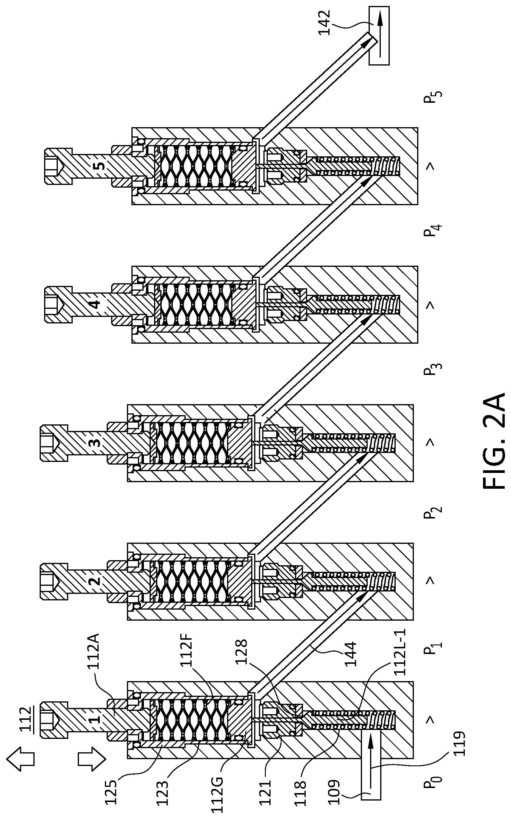 Patent US12105537 Figure 5 – Adjustable multistage pressure reducing regulator with augmented thermal control