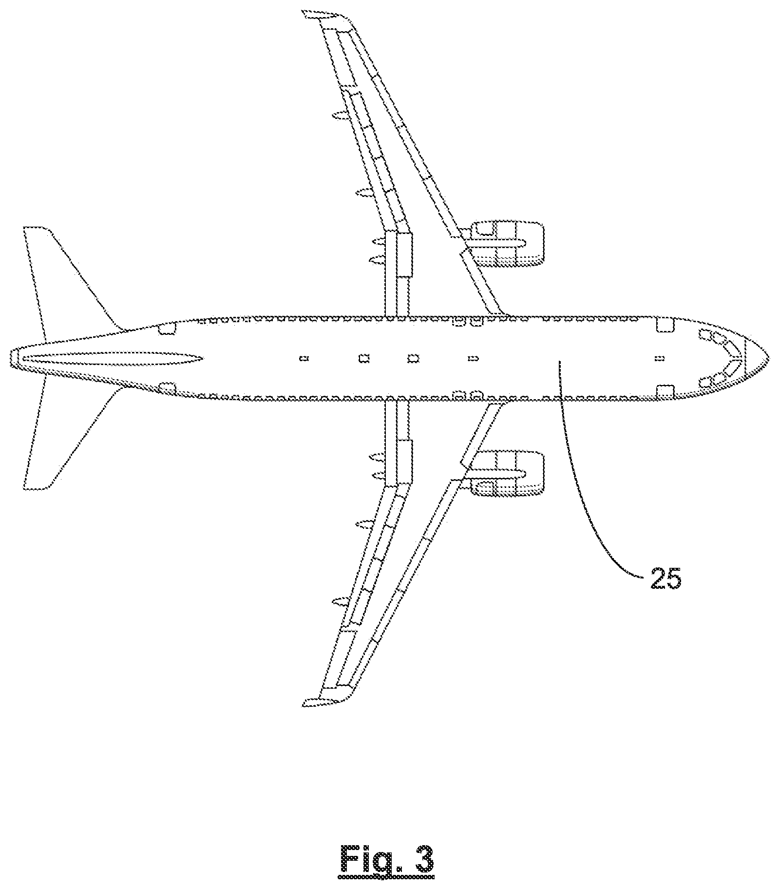 Patent US12105541 Figure 3 – Water supply system for an aircraft