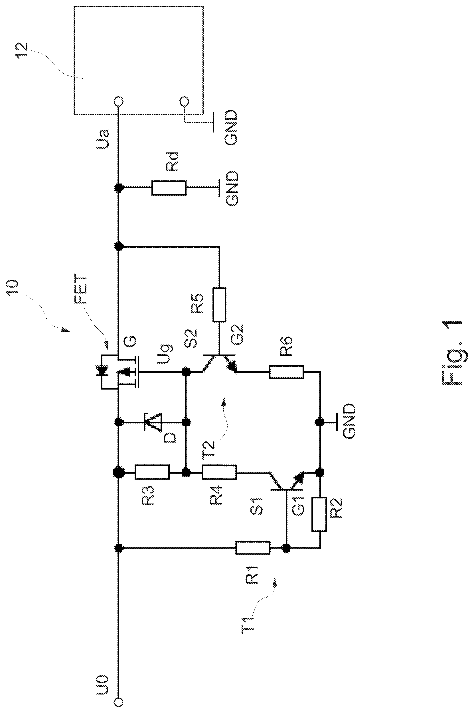 Patent US12105546 Figure 1 – Control circuit and control unit for a vehicle