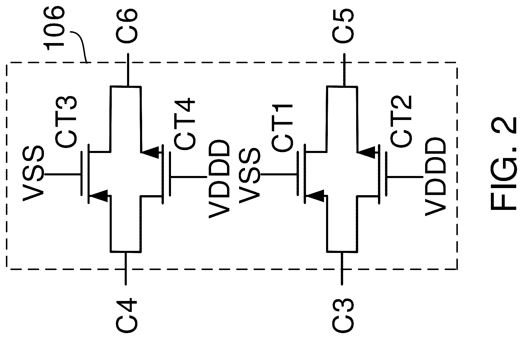 Patent US12105549 Figure 2 – Voltage reference with chopper circuit