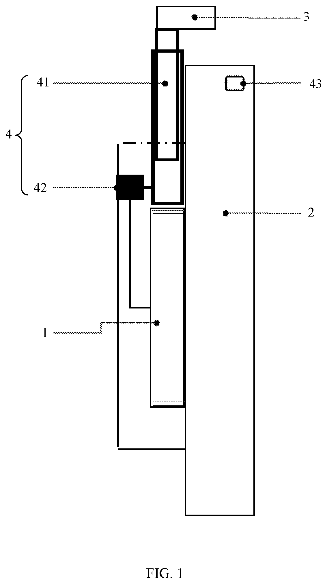 Patent US12105555 Figure 1 – Electronic apparatus