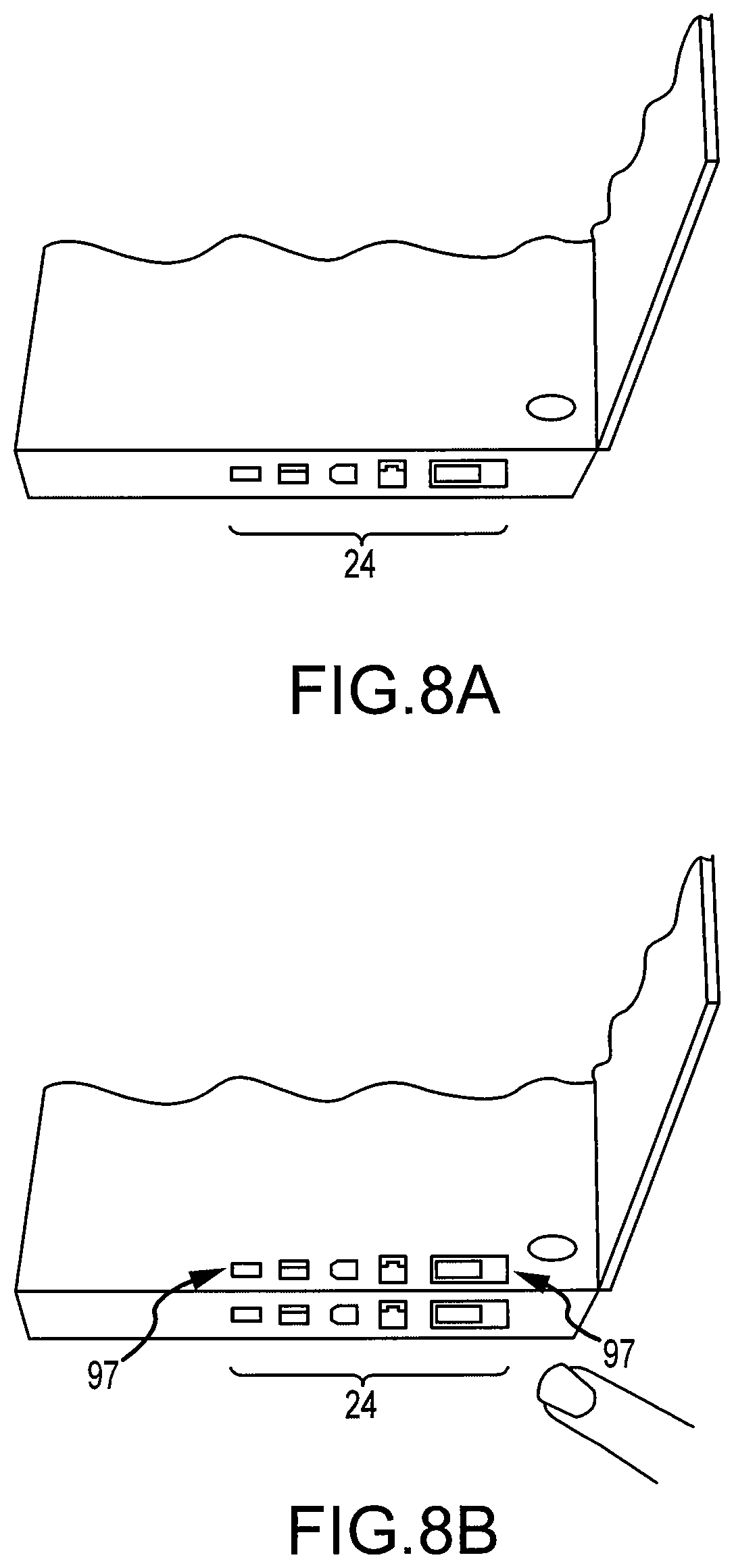 Patent US12105557 Figure 6 – Housing as an I/O device