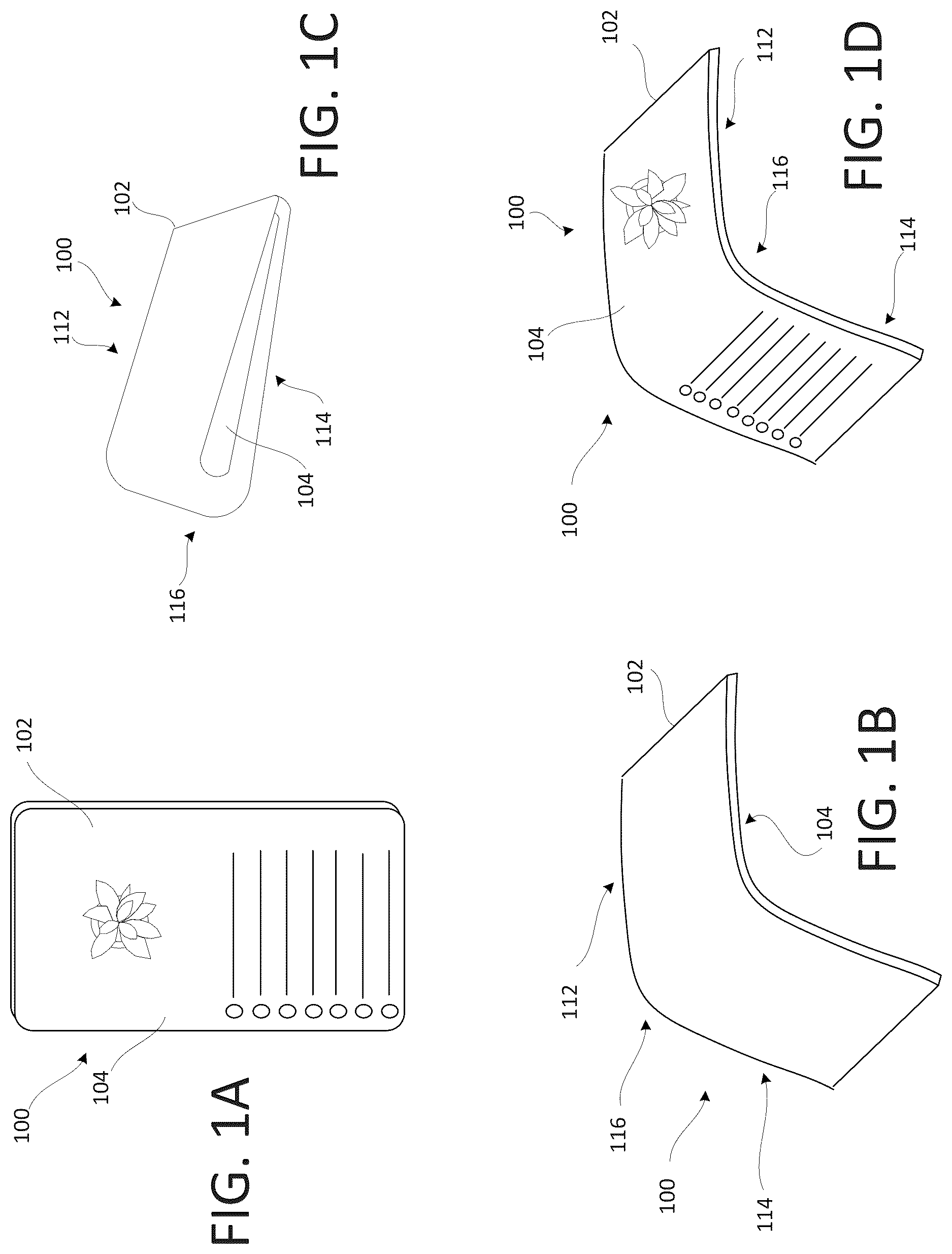 Patent US12105559 Figure 1 – 2-axis soft hinge mechanism and foldable device having same