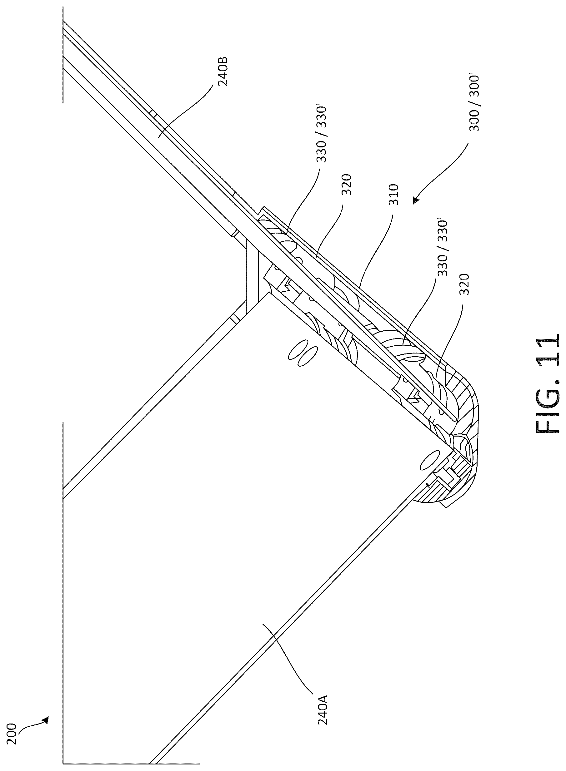 Patent US12105559 Figure 19 – 2-axis soft hinge mechanism and foldable device having same