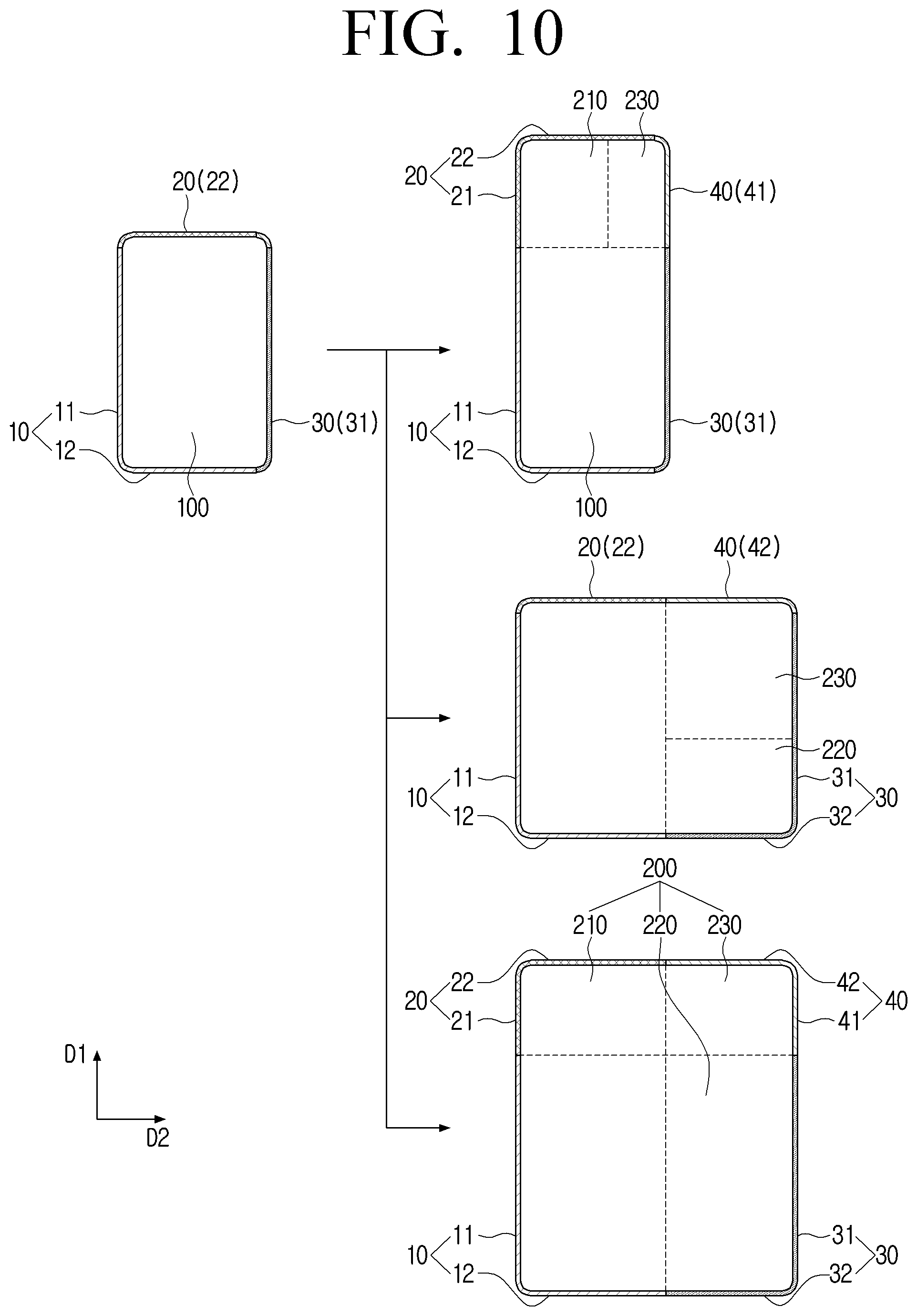 Patent US12105560 Figure 10 – Multi-directional extension apparatus and method