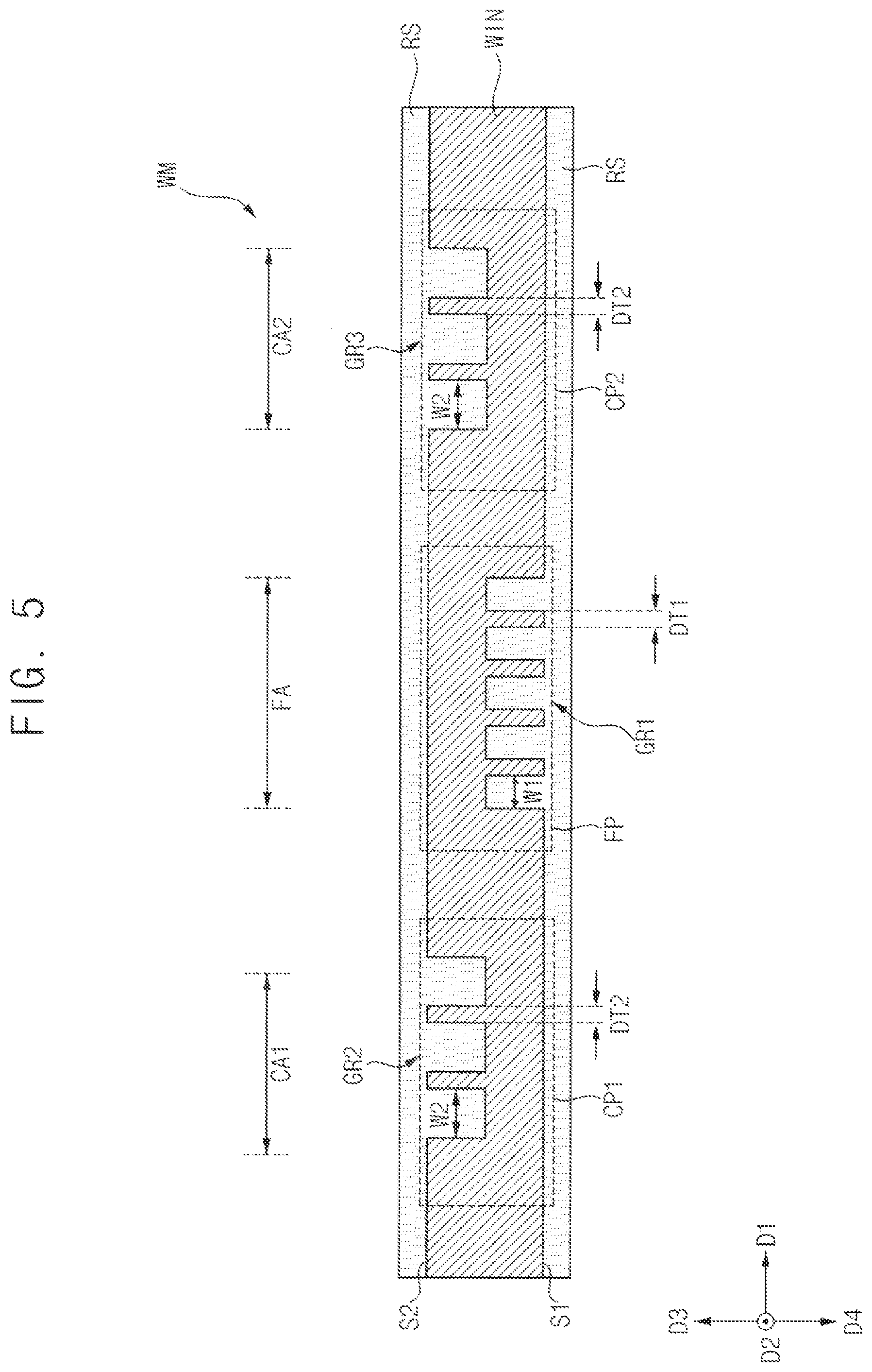 Patent US12105564 Figure 5 – Display device