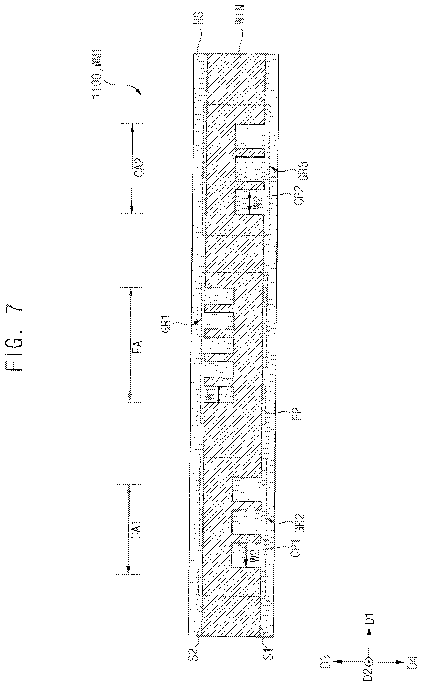 Patent US12105564 Figure 7 – Display device