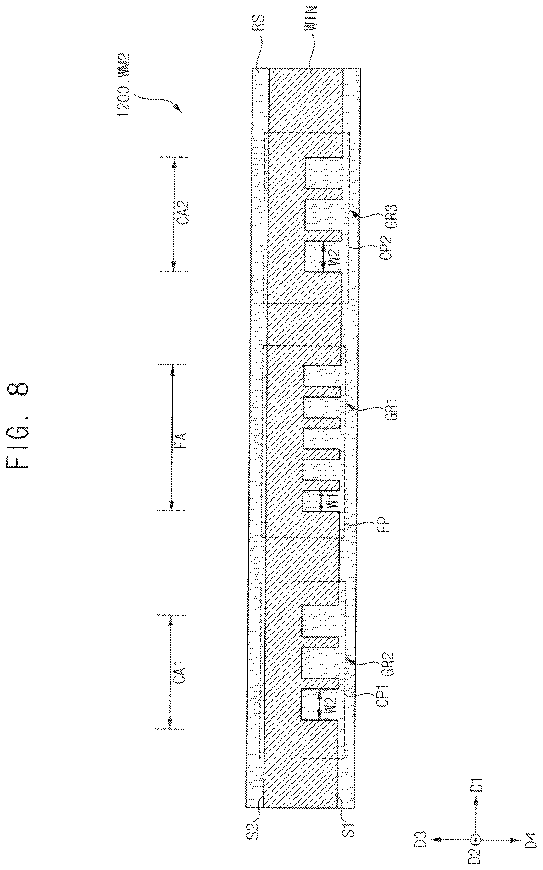 Patent US12105564 Figure 8 – Display device