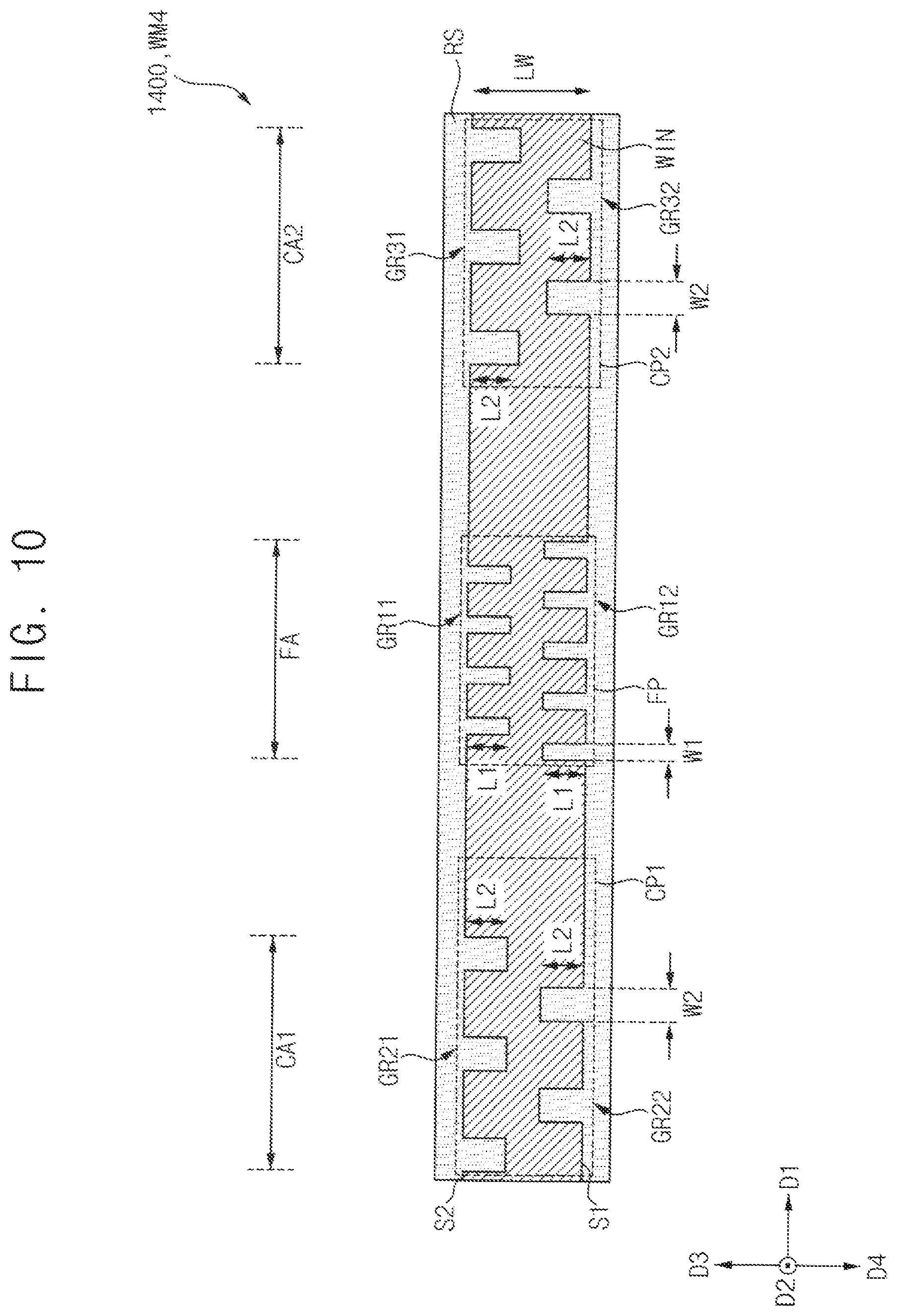 Patent US12105564 Figure 10 – Display device