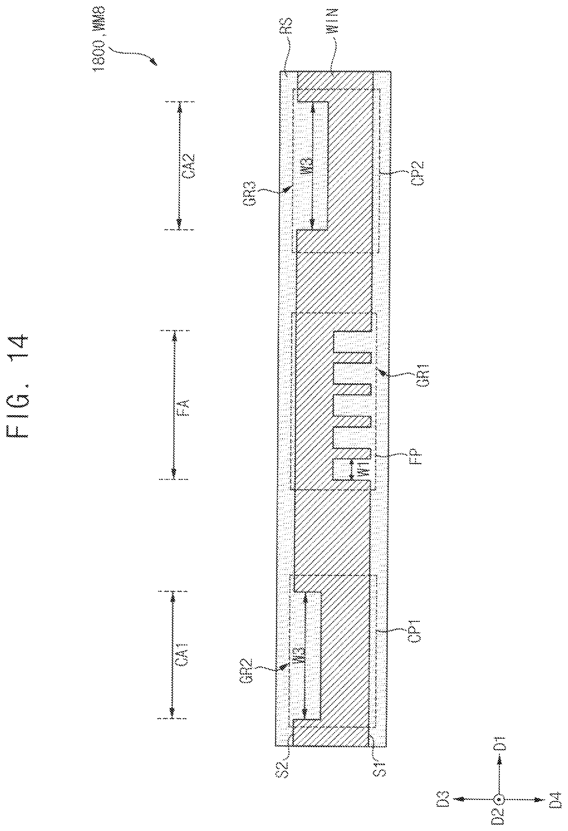 Patent US12105564 Figure 14 – Display device