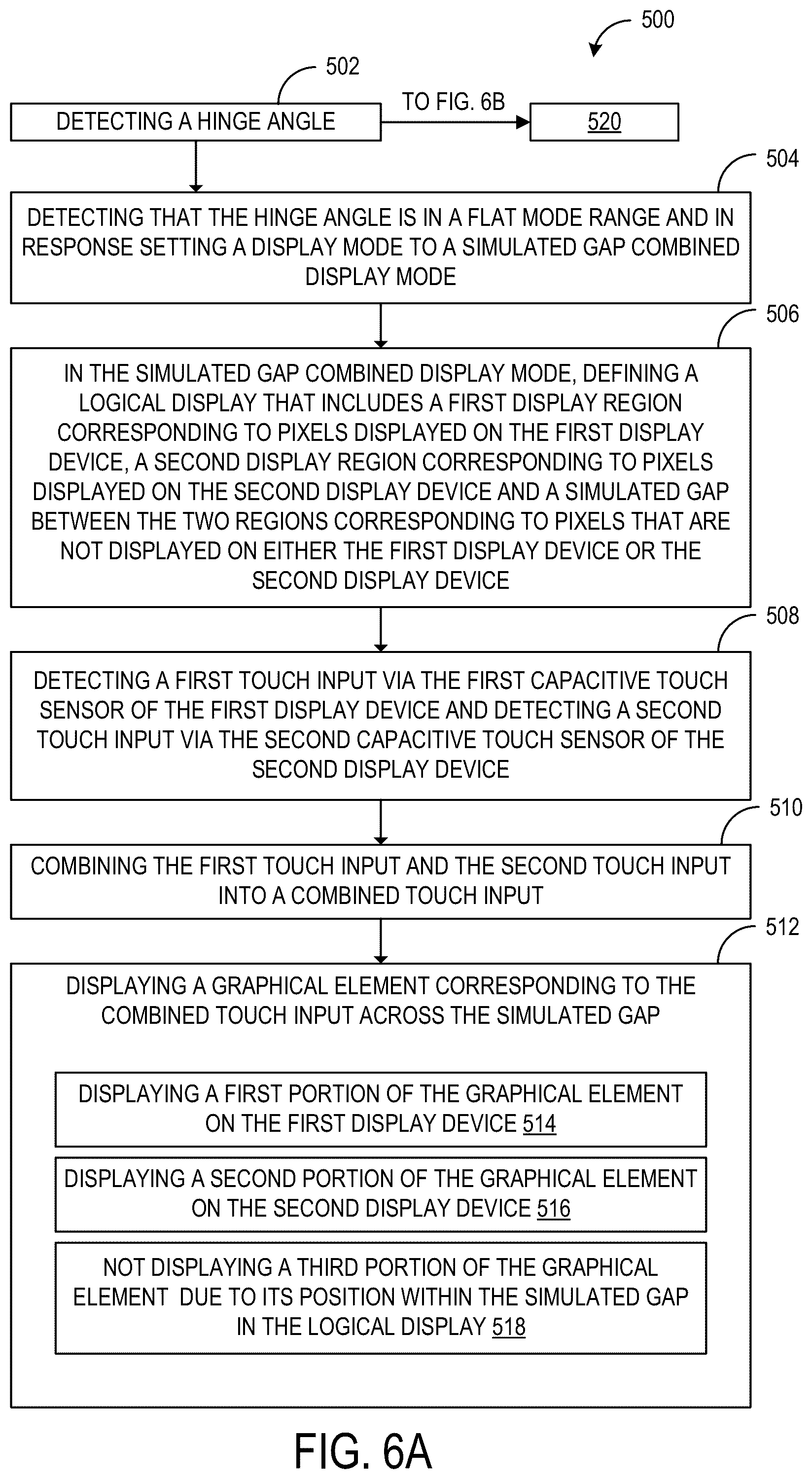 Patent US12105565 Figure 7 – Hinged dual display computing device