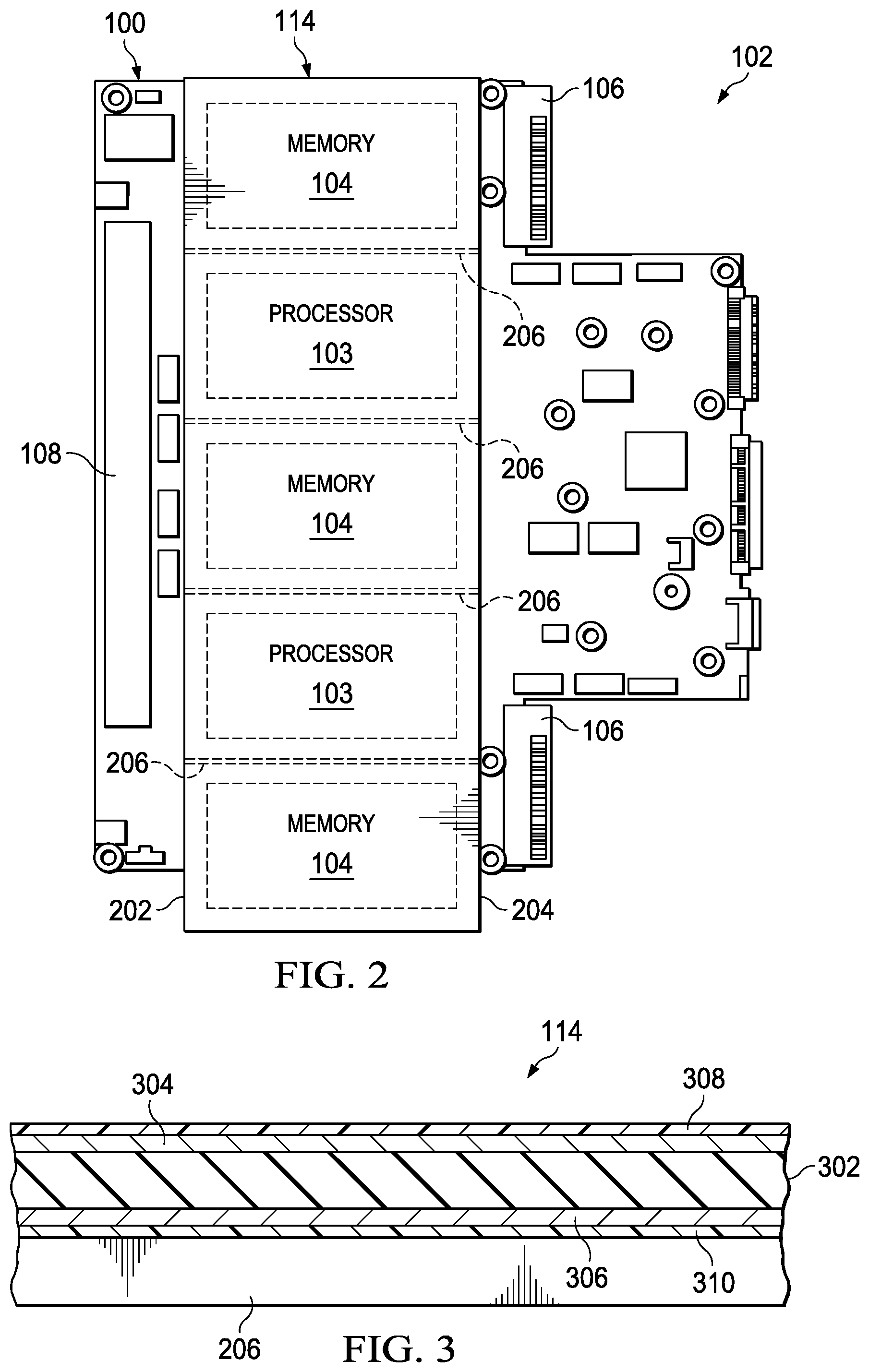 Patent US12105568 Figure 2 – Airflow guide with integrated power conduction