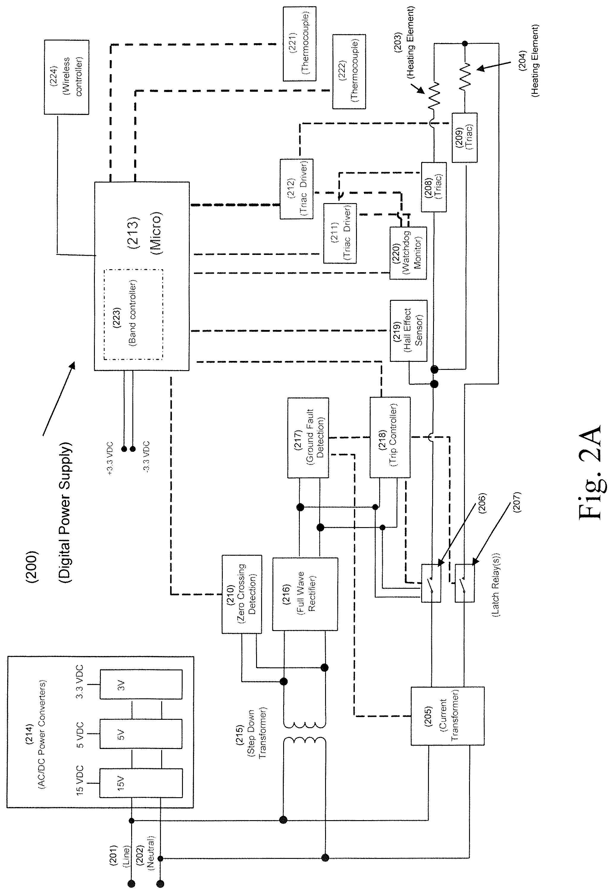 Patent US12105572 Figure 3 – Digital power supply with wireless monitoring and control