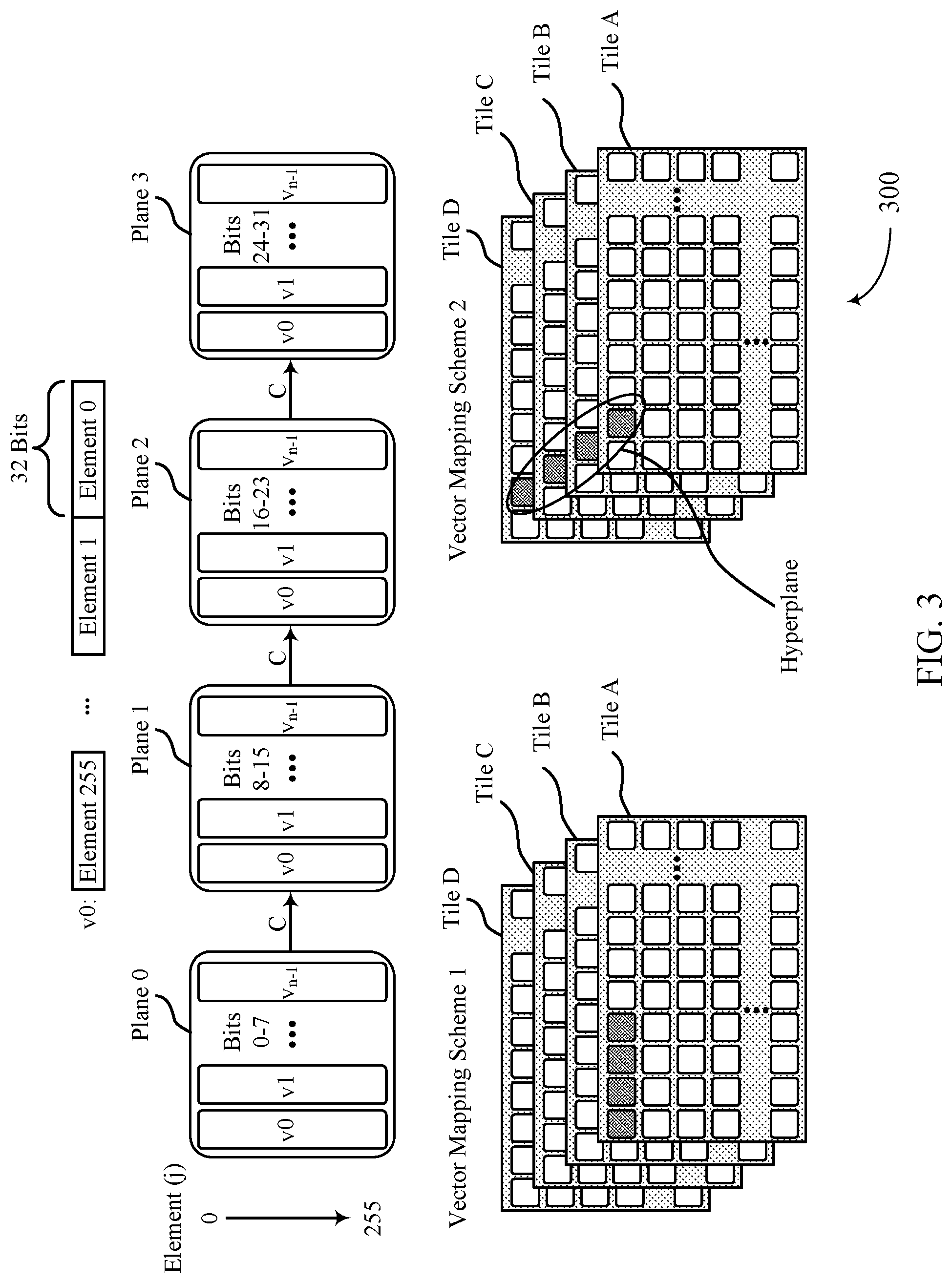 Patent US12105589 Figure 3 – Parity-based error management for a processing system