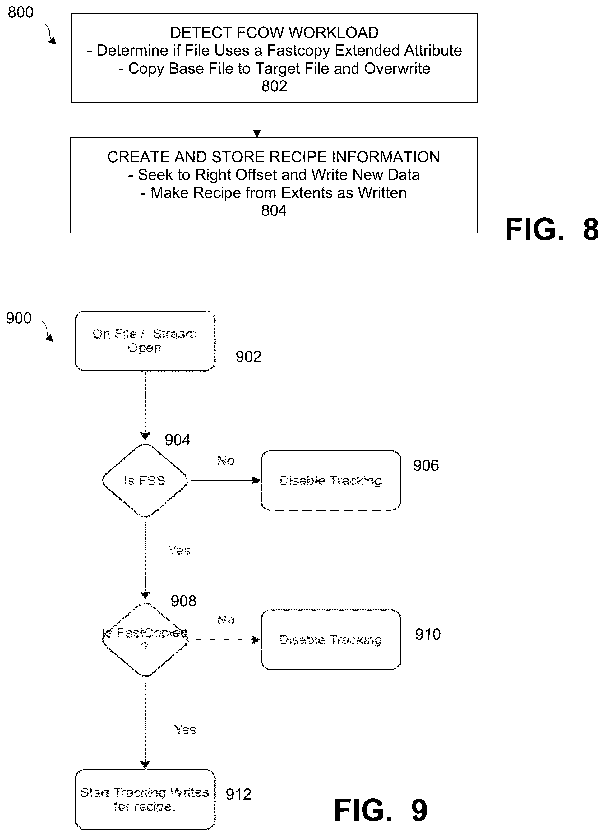 Patent US12105594 Figure 7 – Creating file recipes for copy overwrite workloads in deduplication file systems