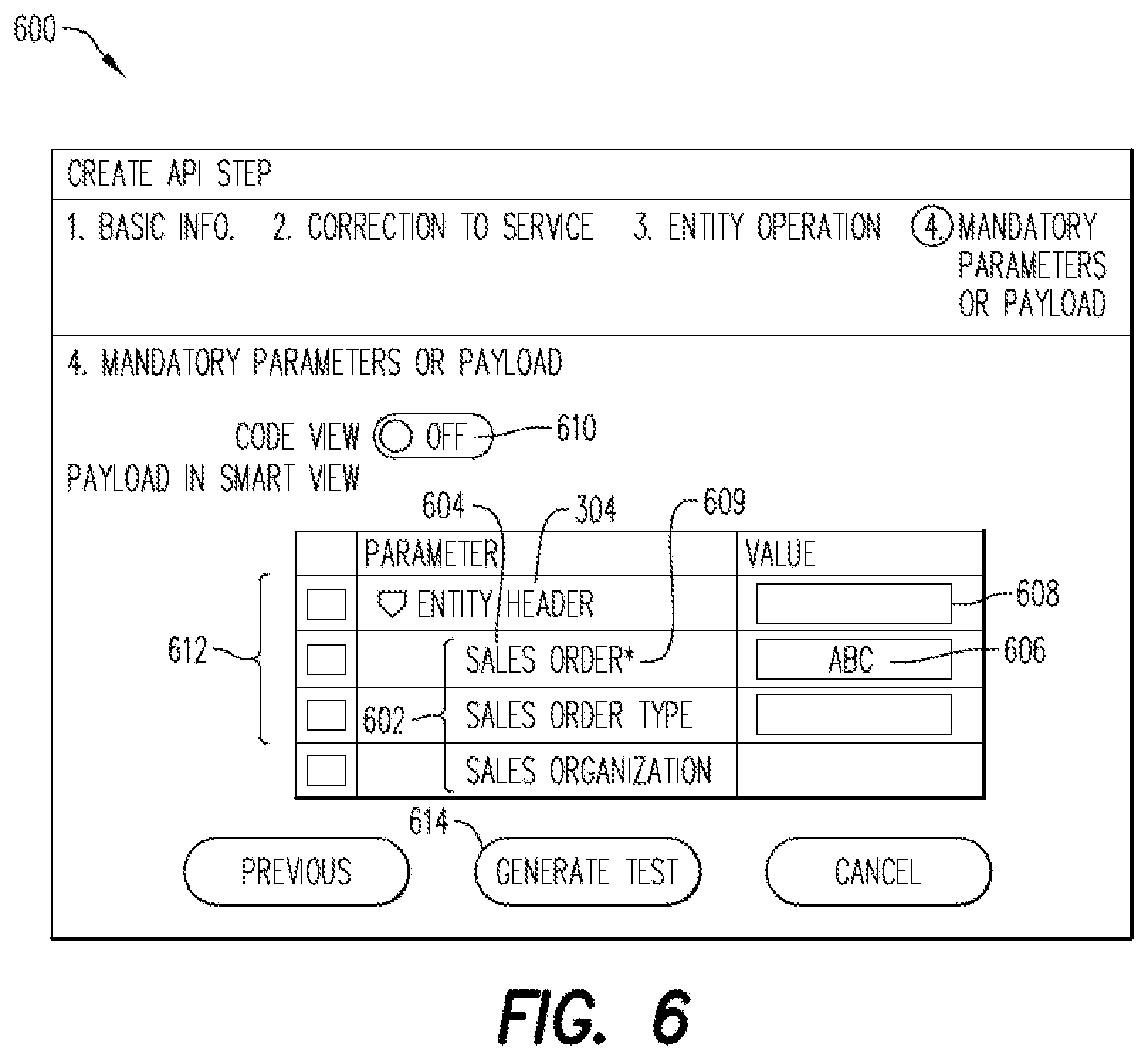 Patent US12105617 Figure 6 – Metadata comparison of application programming interface (API) payloads