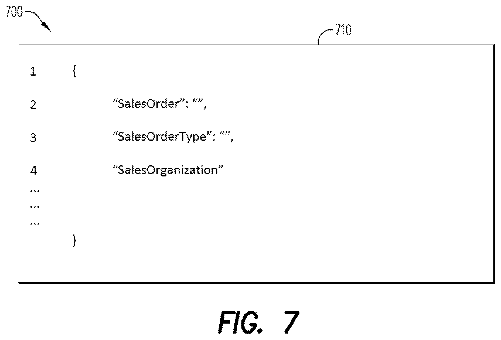 Patent US12105617 Figure 7 – Metadata comparison of application programming interface (API) payloads