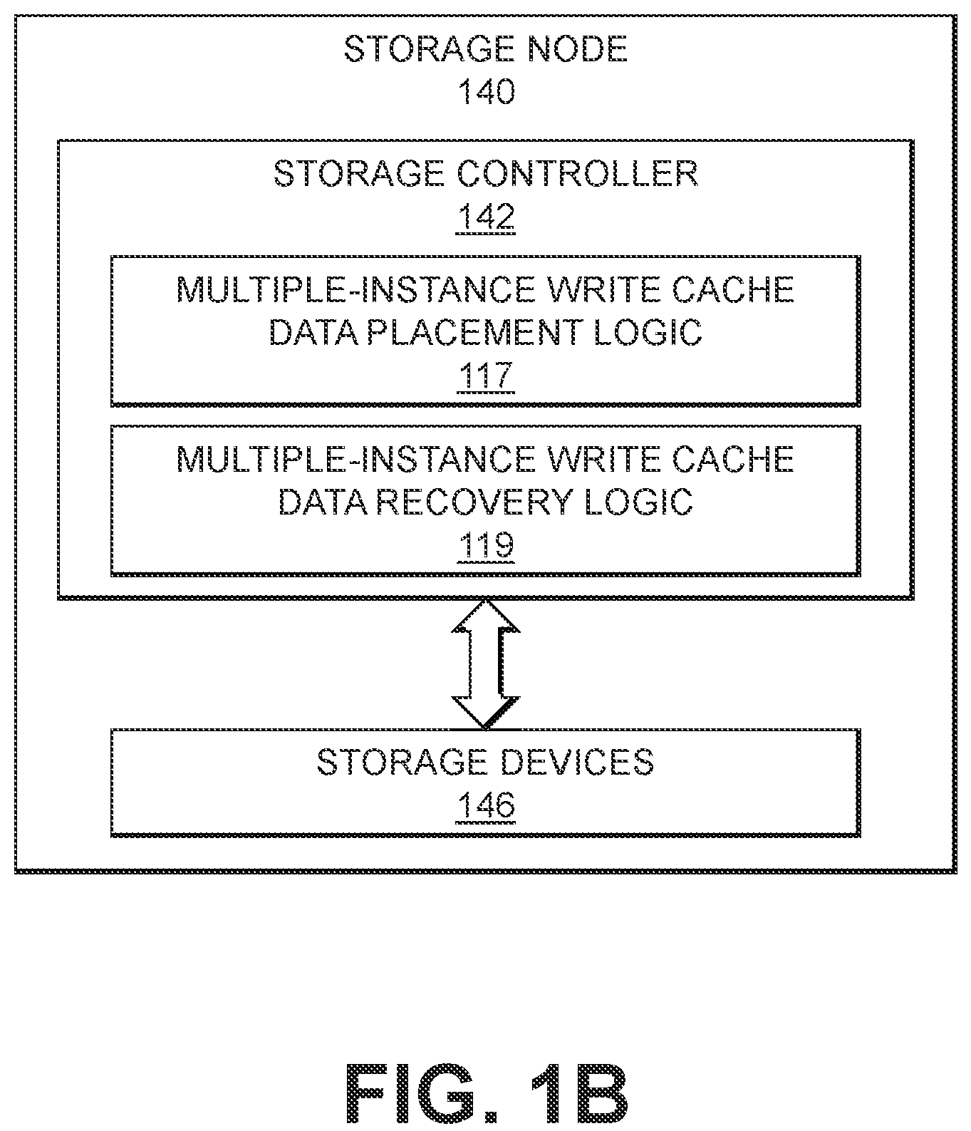 Patent US12105631 Figure 2 – Multiple-instance write cache for a storage system