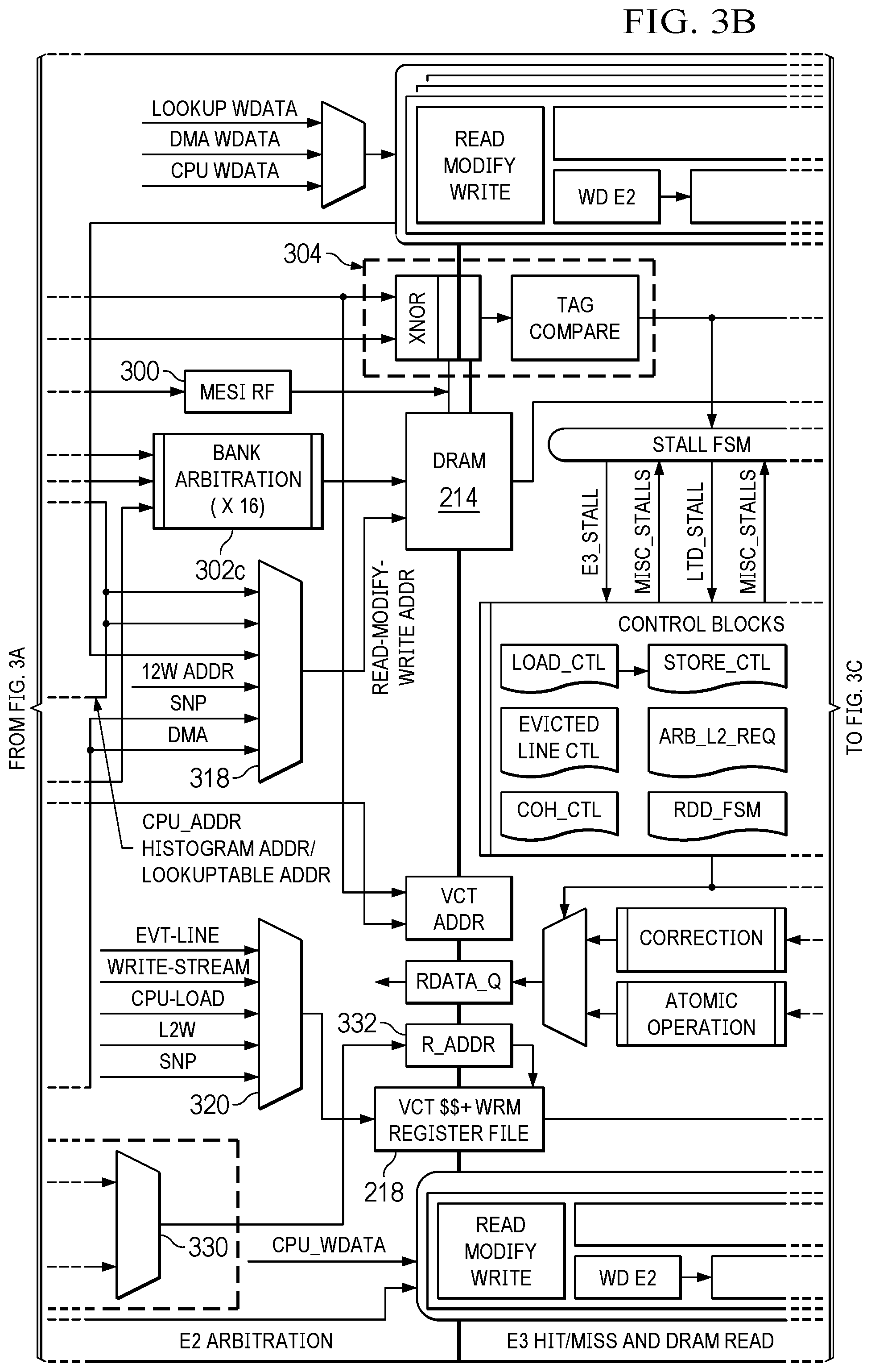 Patent US12105640 Figure 3 – Methods and apparatus for eviction in dual datapath victim cache system