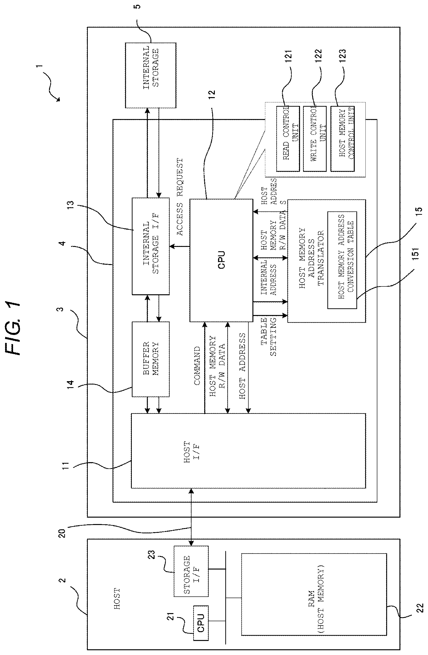 Patent US12105641 — Electronic device — Figure 1