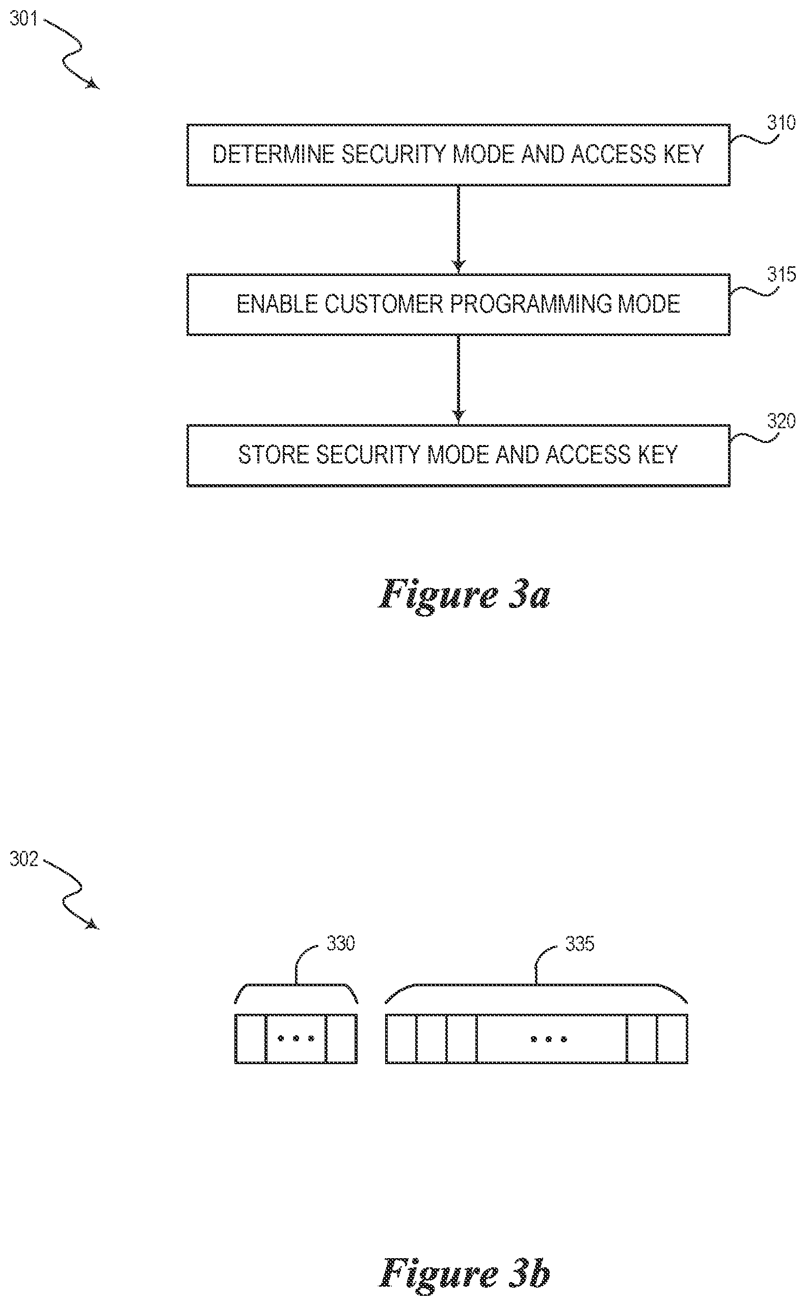 Patent US12105644 Figure 3 – Semiconductor device with secure access key and associated methods and systems