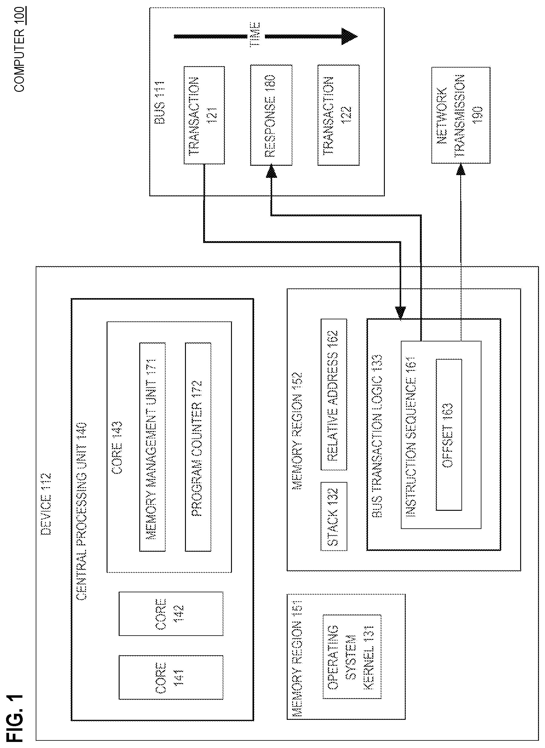Patent US12105649 — Method for maintaining a running software service through a soft reboot of an operating system (OS) kernel — Figure 1