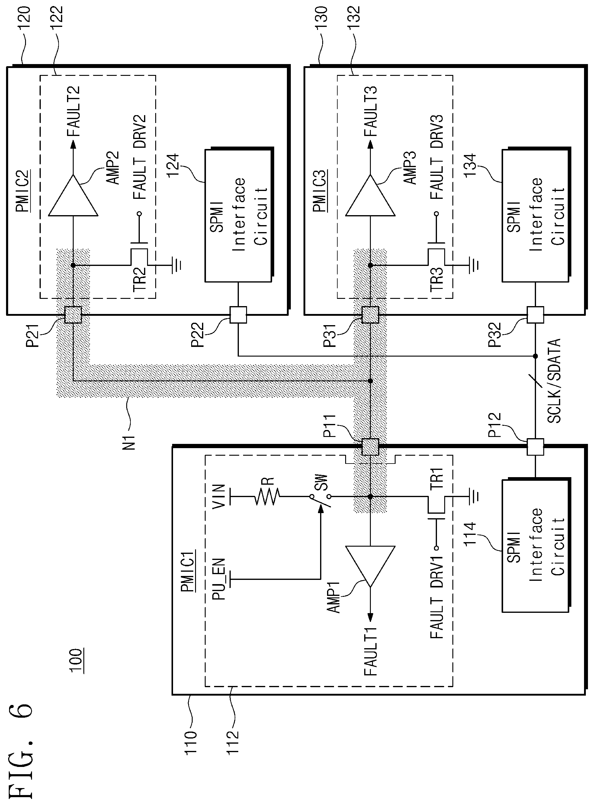 Patent US12105661 Figure 6 – Electronic device including a plurality of power management integrated circuits and method of operating the same