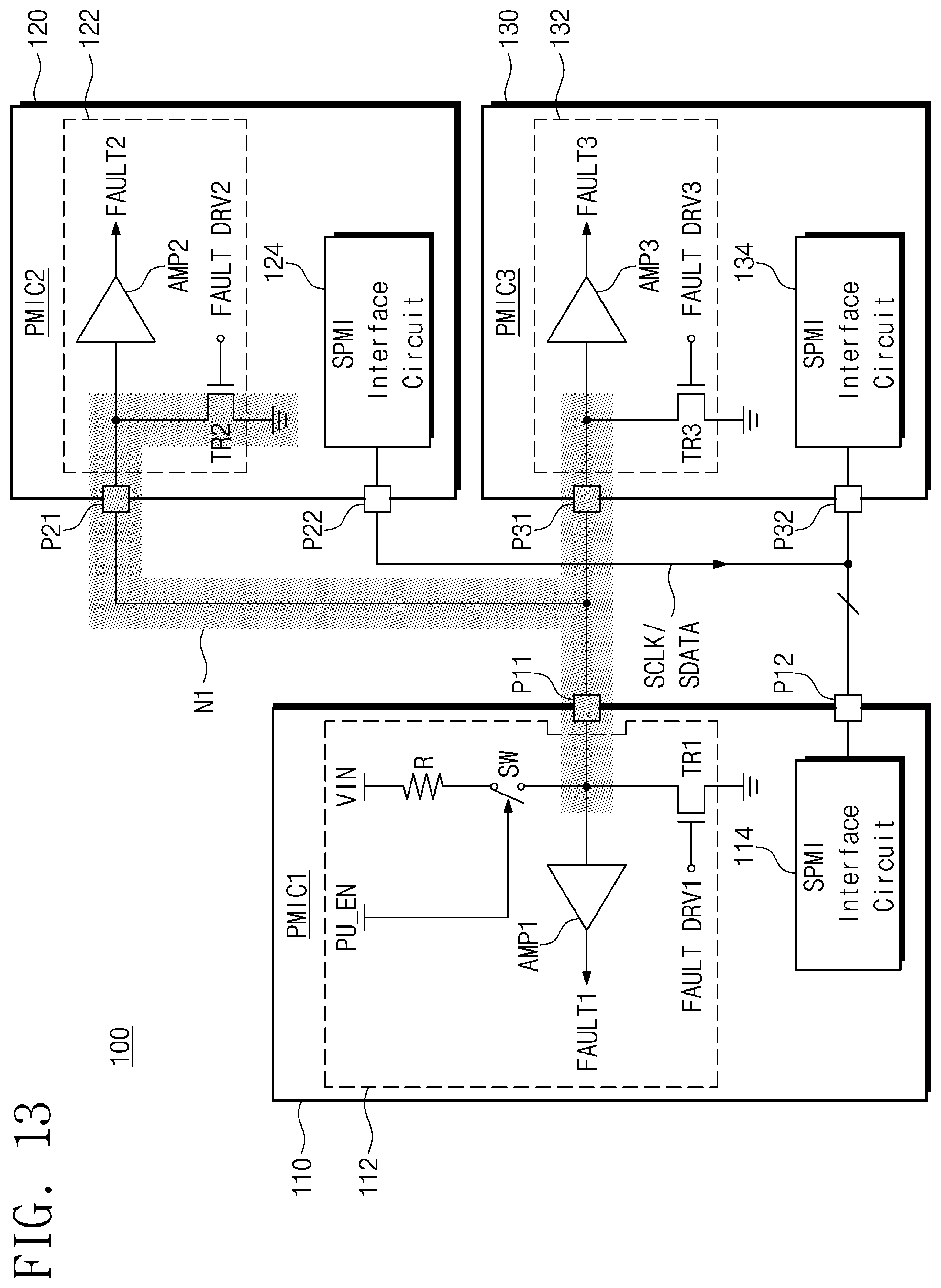 Patent US12105661 Figure 14 – Electronic device including a plurality of power management integrated circuits and method of operating the same
