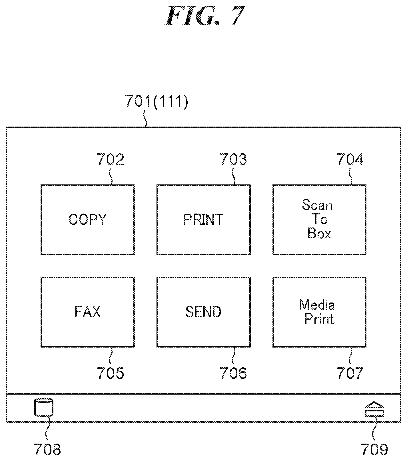 Patent US12105664 Figure 7 – Image processing apparatus having USB host controller, control method therefor, and storage medium storing control program therefor