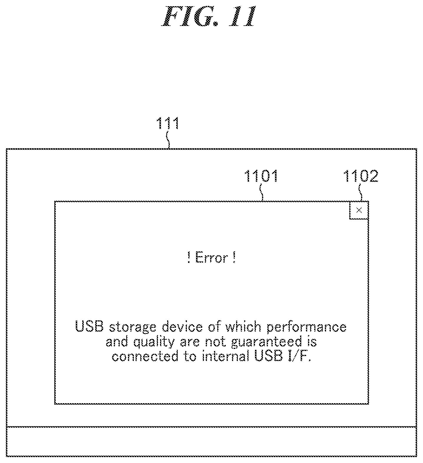 Patent US12105664 Figure 11 – Image processing apparatus having USB host controller, control method therefor, and storage medium storing control program therefor