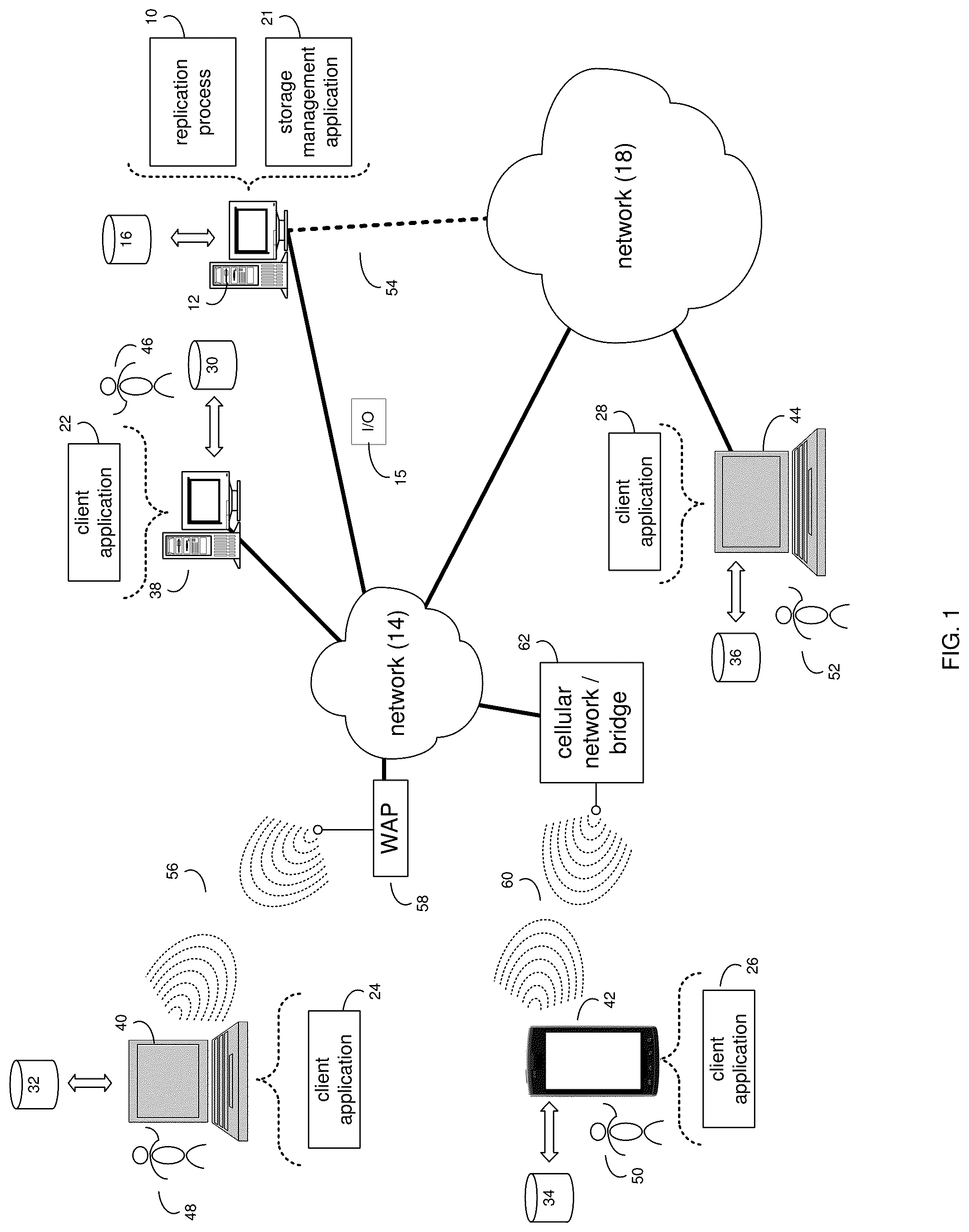 Patent US12105669 Figure 1 – Systems and methods for utilizing write-cache for significant reduction in RPO for asynchronous replication