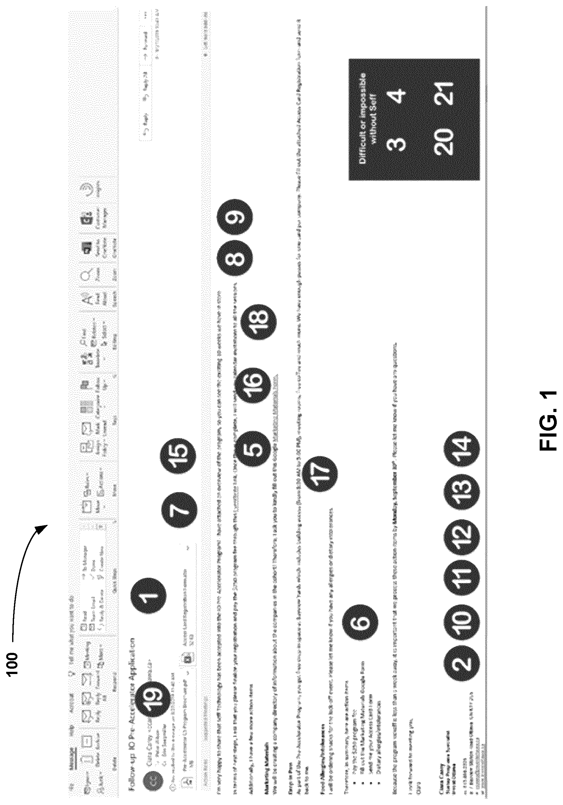 Patent US12105673 — System and method for digital information management — Figure 1