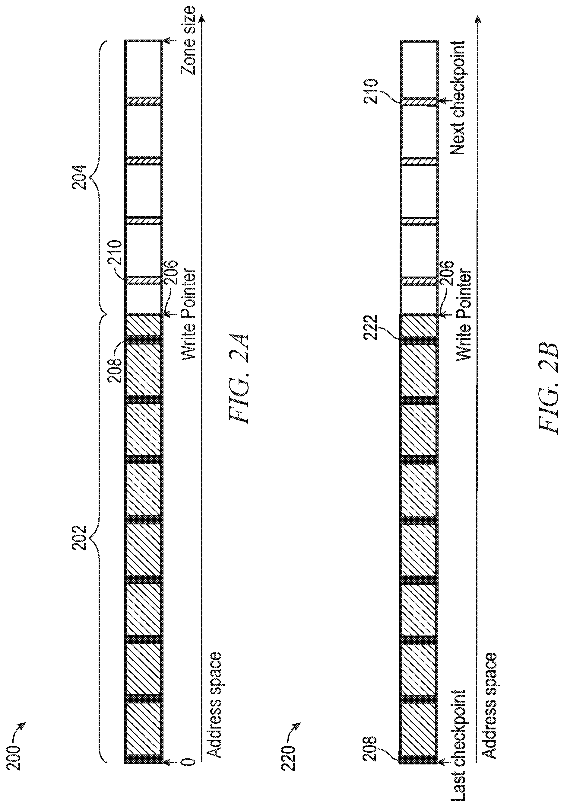 Patent US12105675 Figure 2 – Log-structured file system for a zoned block memory device