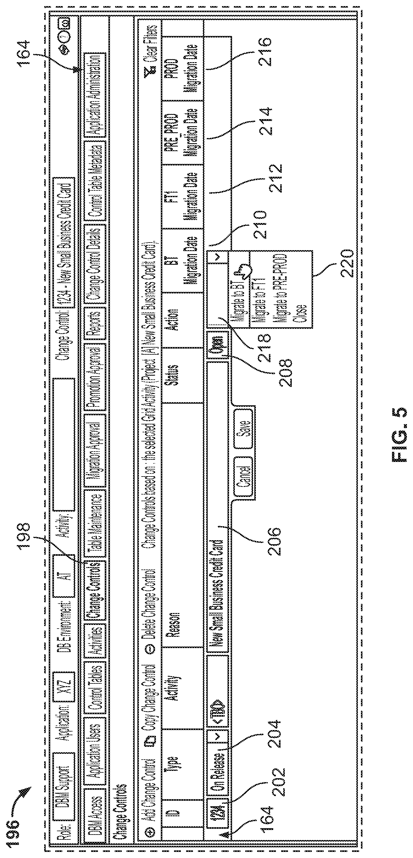 Patent US12105685 Figure 5 – Managing relational databases