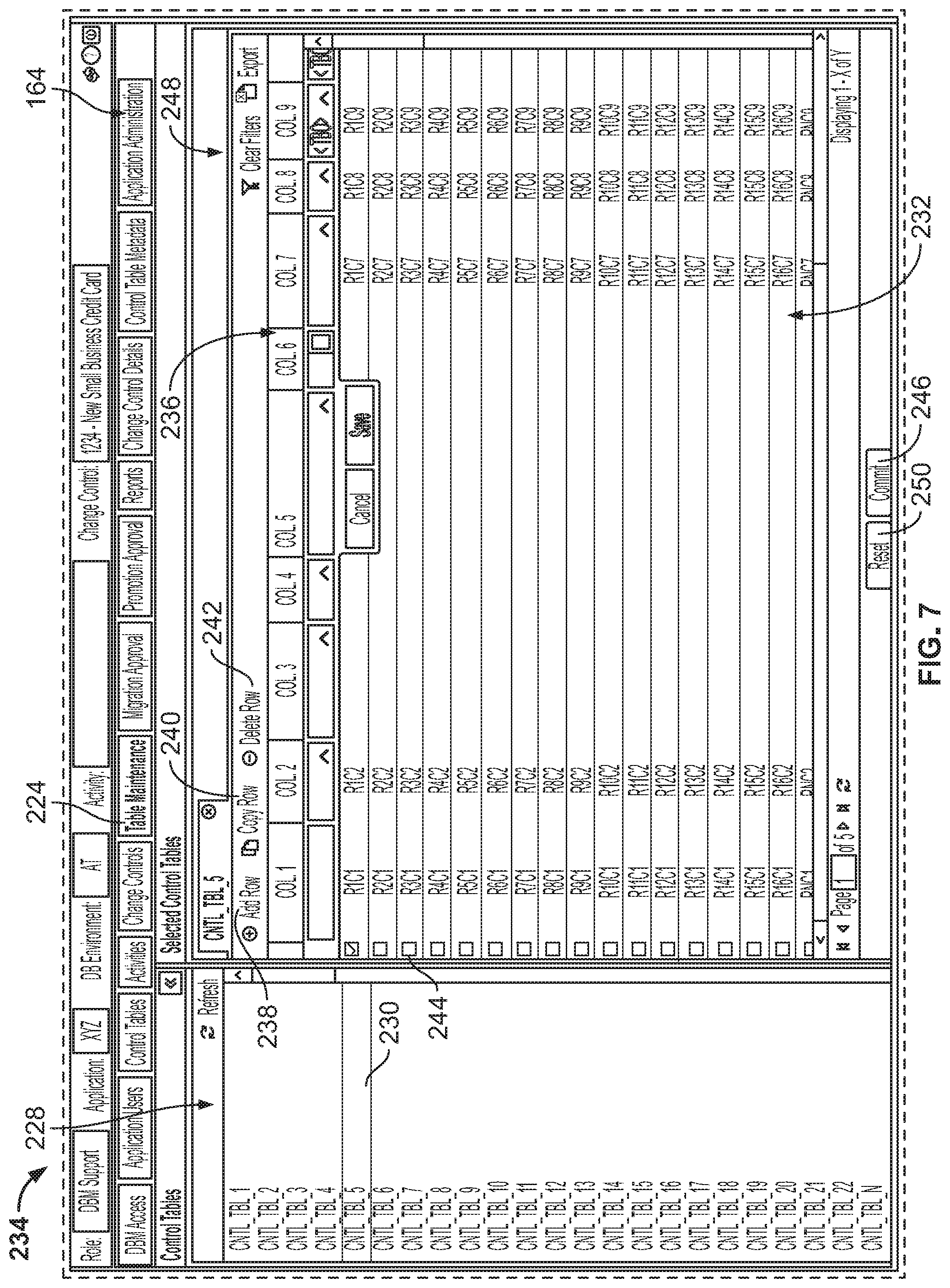 Patent US12105685 Figure 7 – Managing relational databases