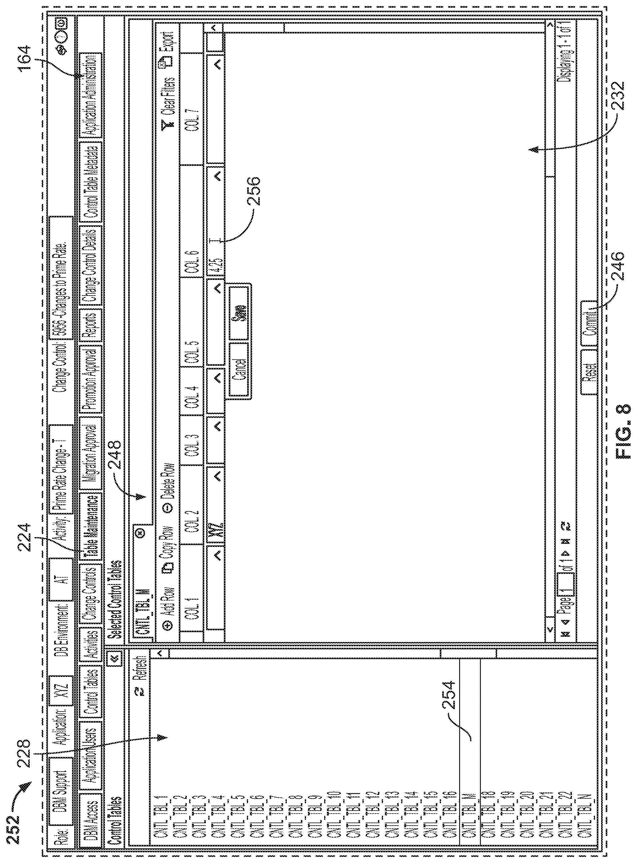 Patent US12105685 Figure 8 – Managing relational databases